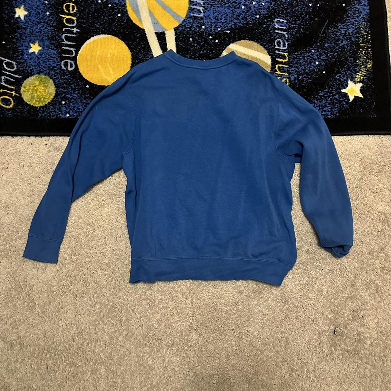 bleached aqua nike sweatshirt