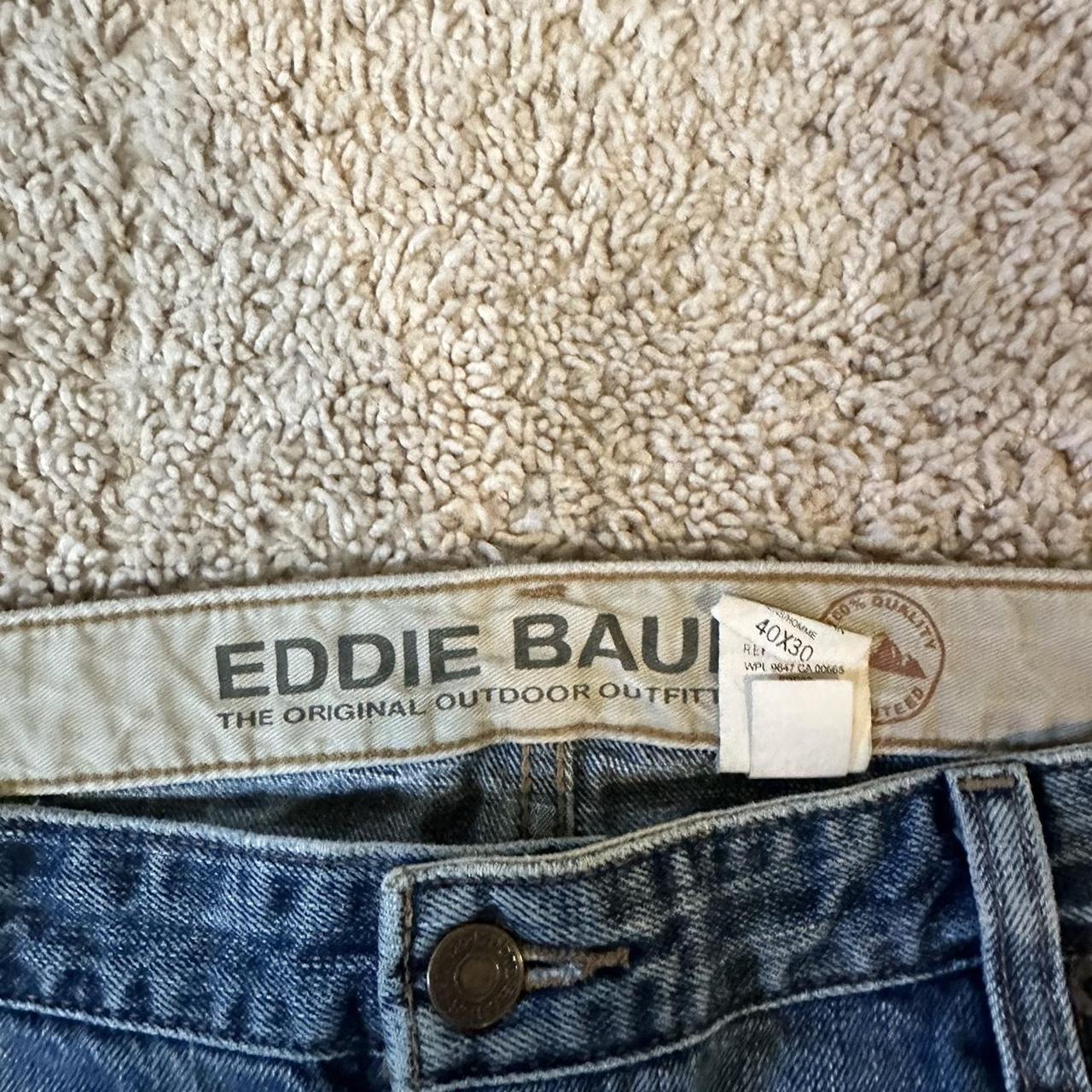 Eddie Bauer baggy y2k skater jeans 40/30 I’m 6ft and... - Depop