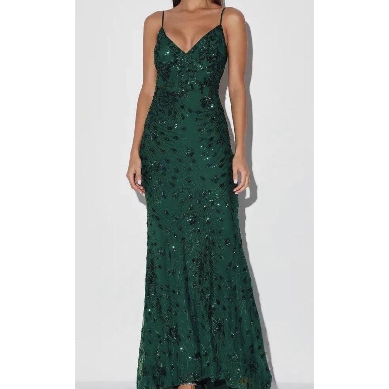 Lulus green prom shops dress