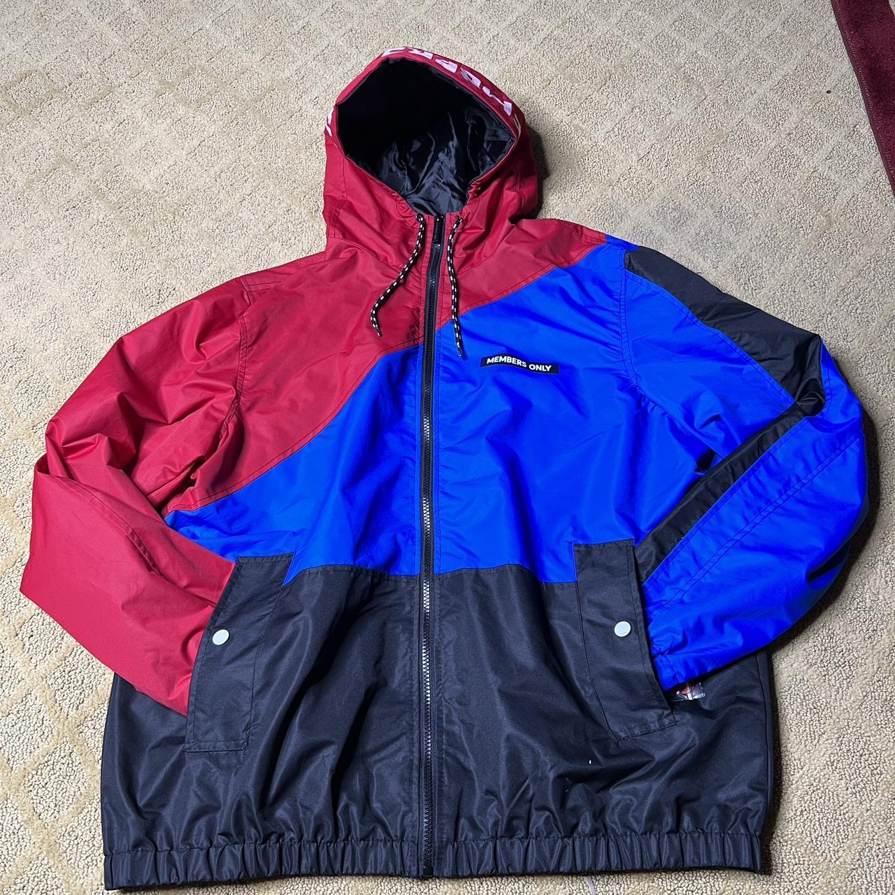 Members only windbreaker jacket Size - XL This... - Depop