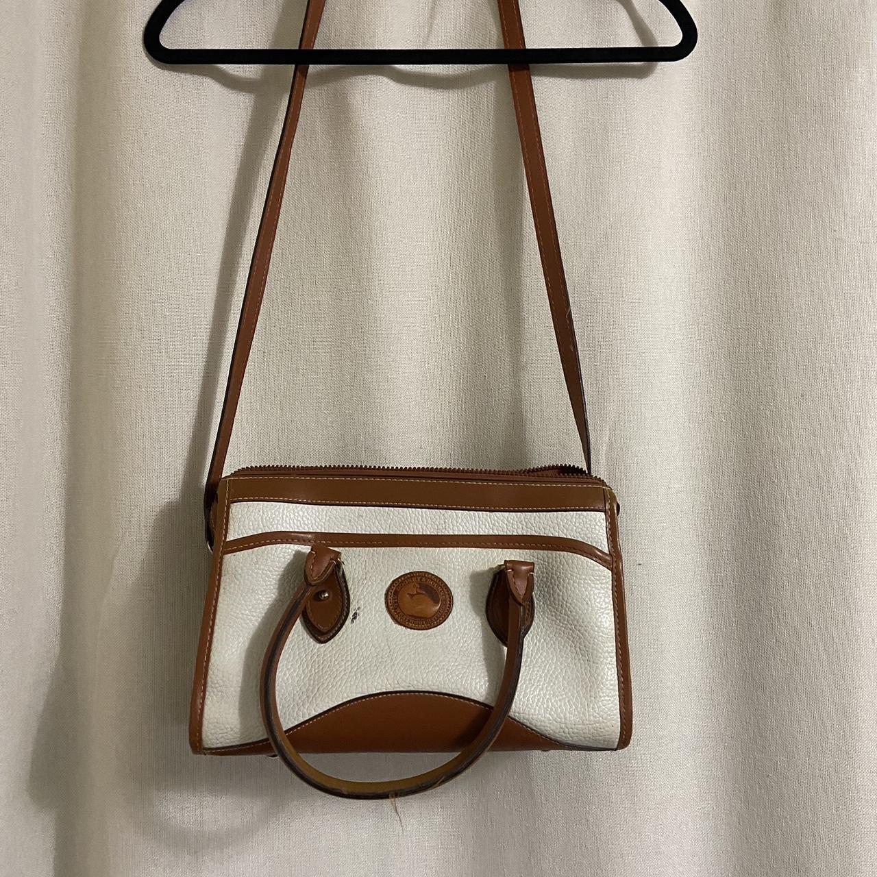Dooney and Bourke Over the Shoulder White Bag Depop