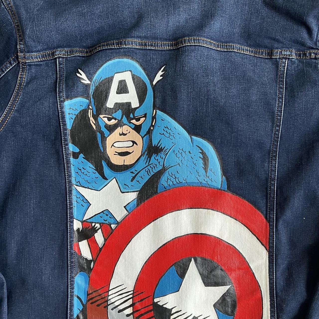Personalised Custom Denim Jacket with Marvel Avengers | Custom denim jacket,  Custom jacket, Denim jacket patches