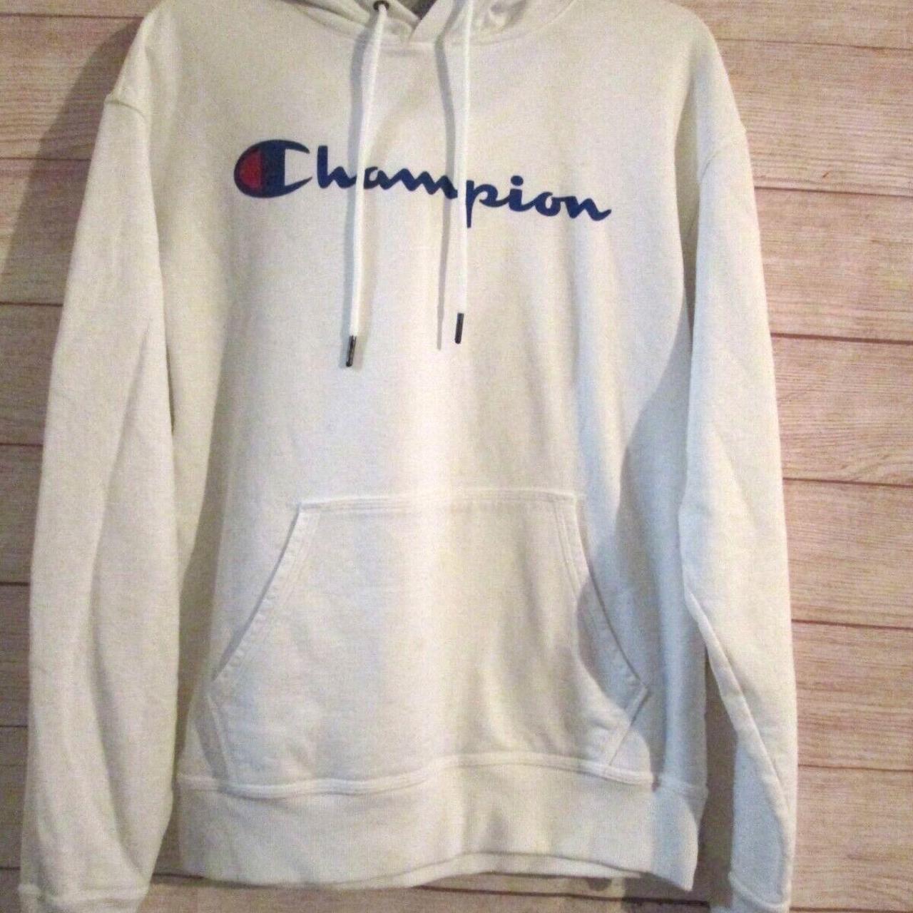 Champion Hoodie Men Size Medium White Raise Spell