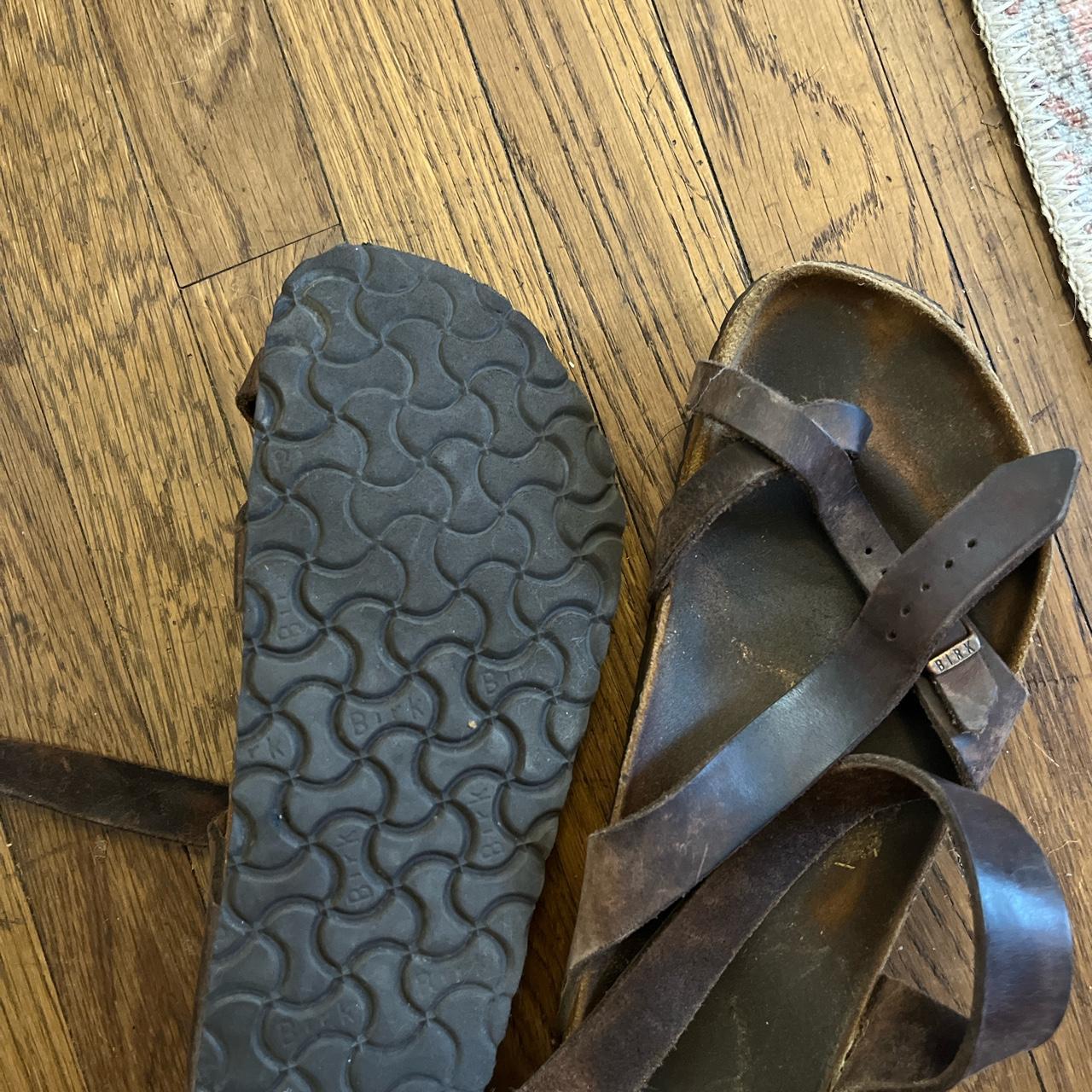 Ankle strap birks worn for one summer but in good... - Depop