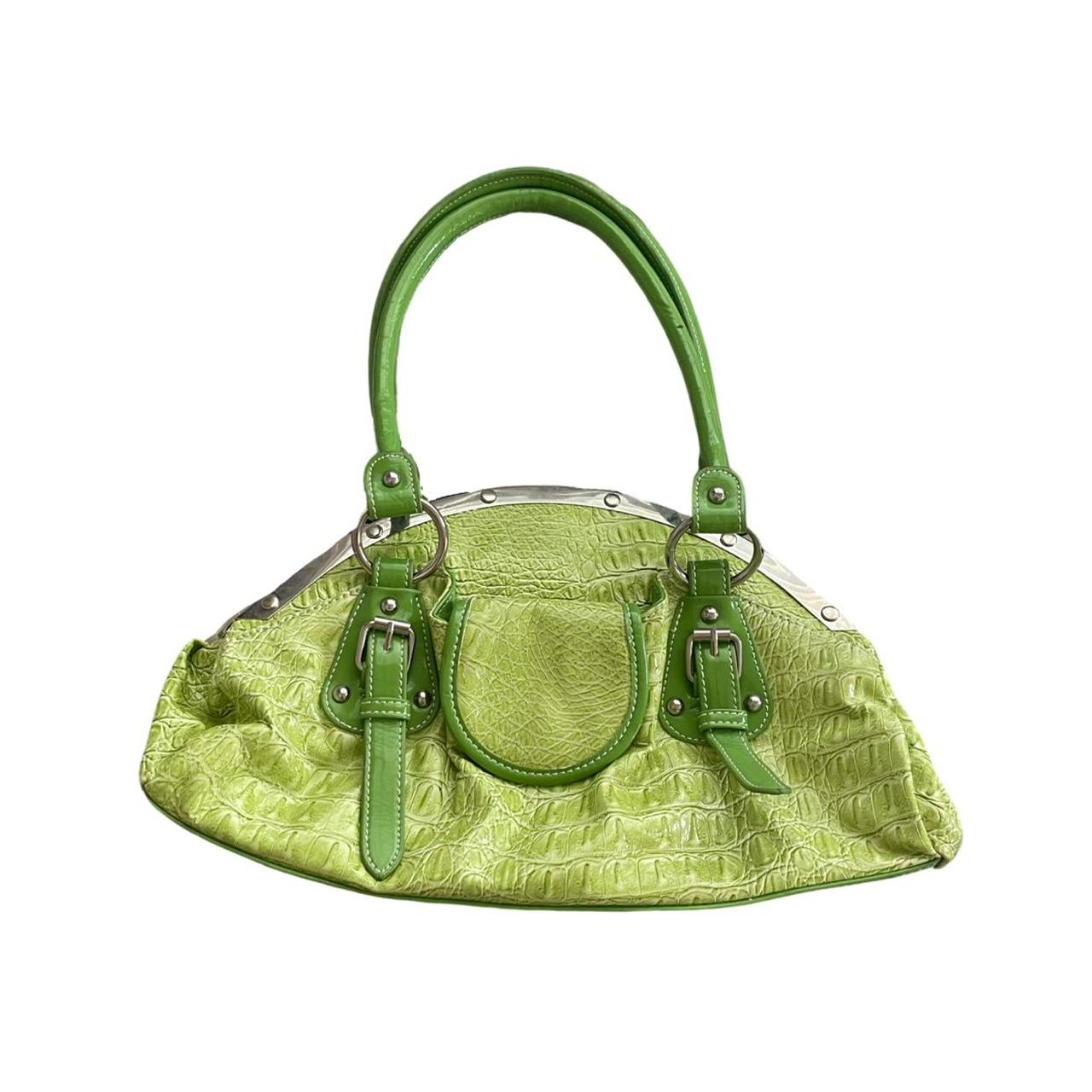 STUNNING Y2K Green Snakeskin Purse This bag is so... - Depop