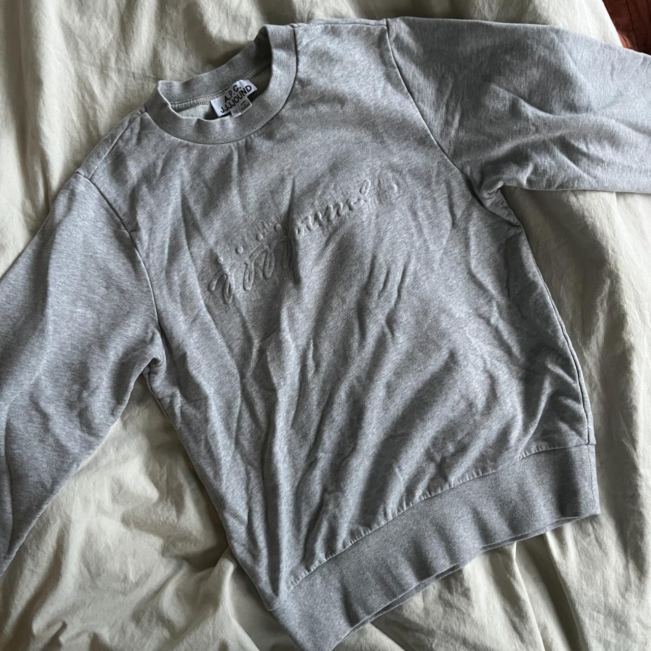 APC x JJJJound gray sweater Mens XS Depop