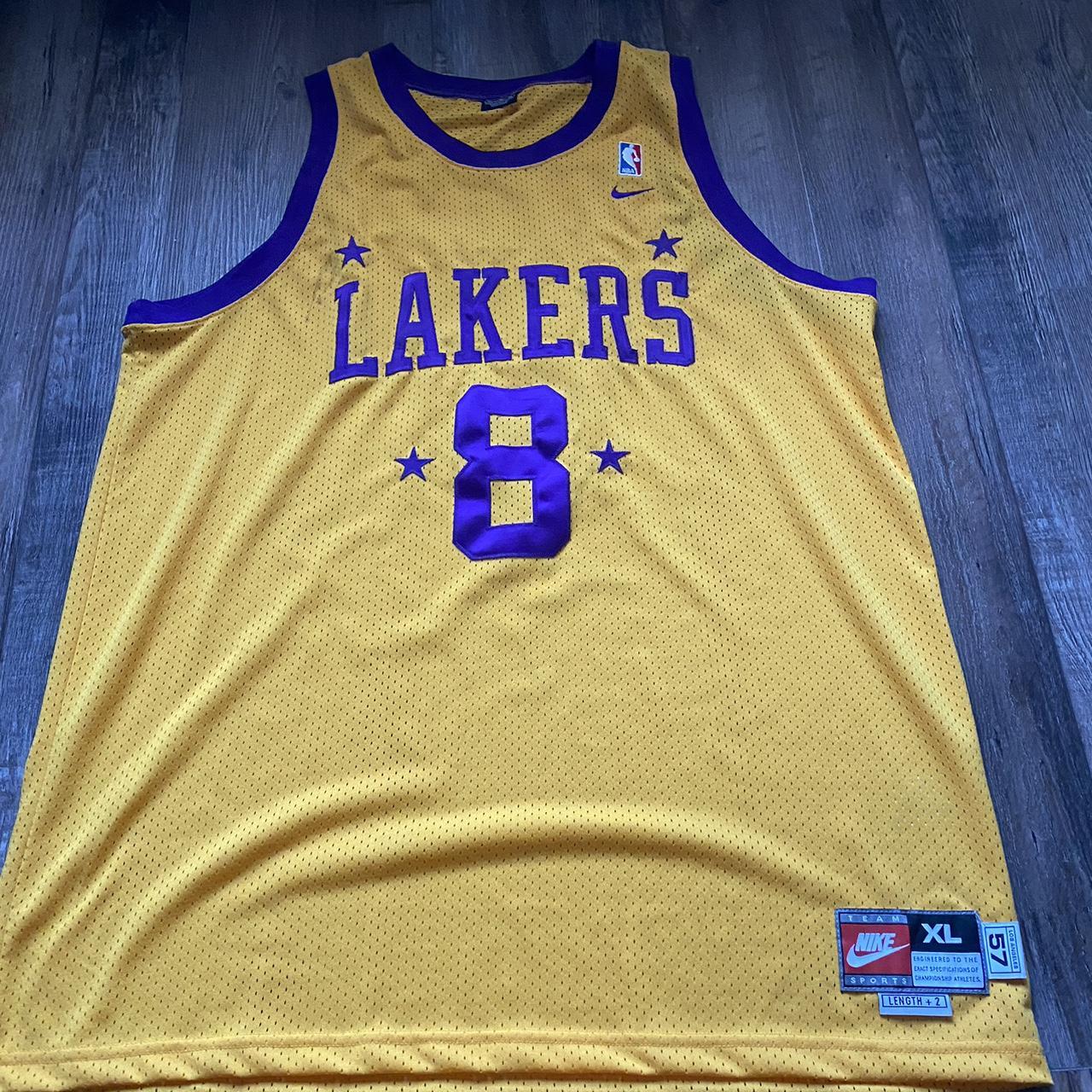Kobe Bryant Lakers Retro Throwback Basketball Jersey