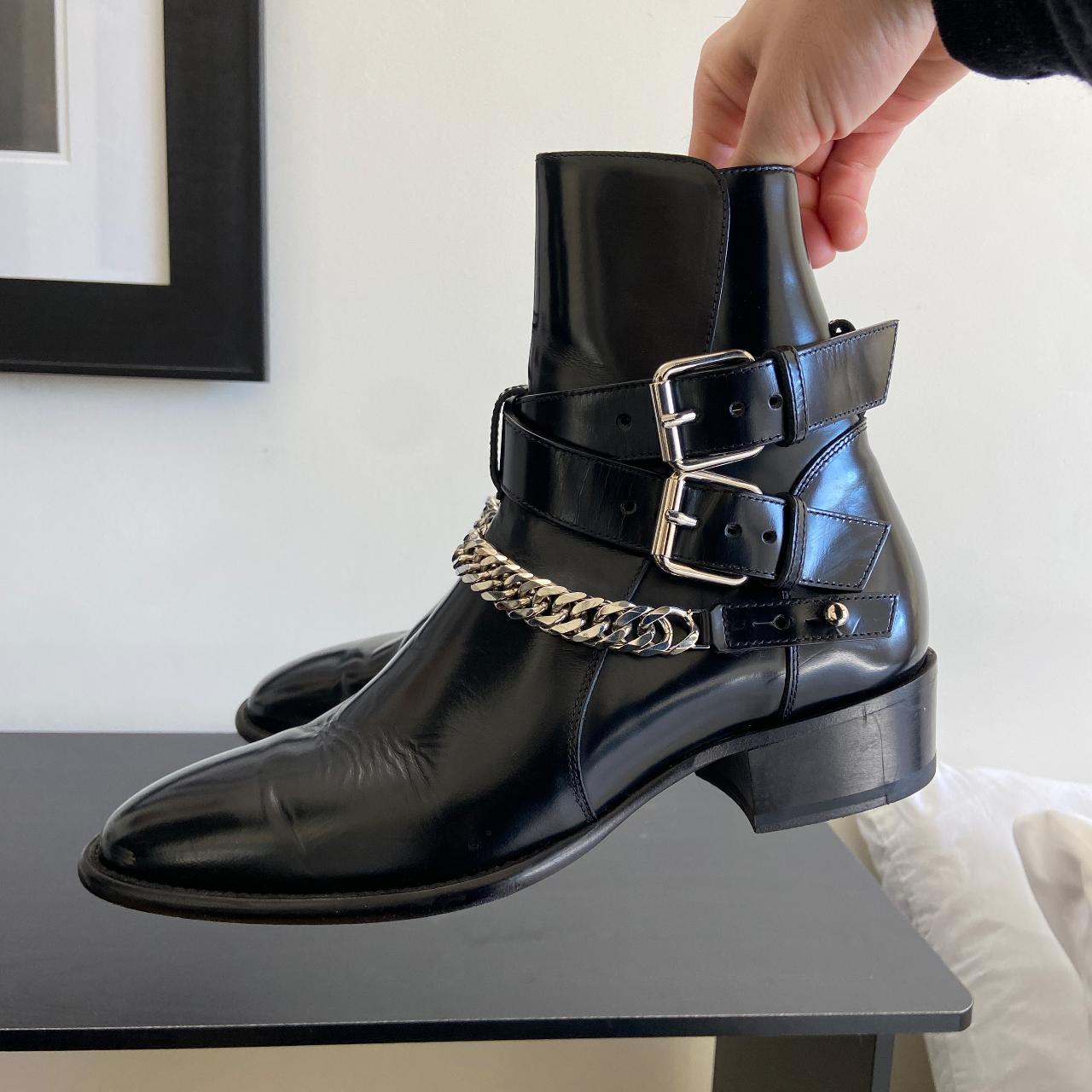 Amiri Men's Jodhpur Buckle Chain Boots,