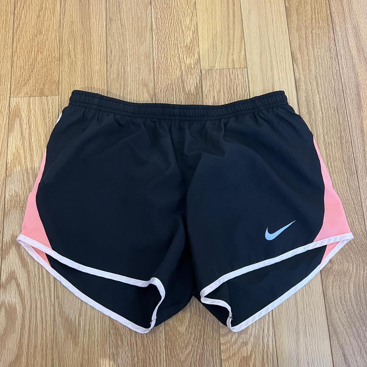 blue and orange nike shorts womens
