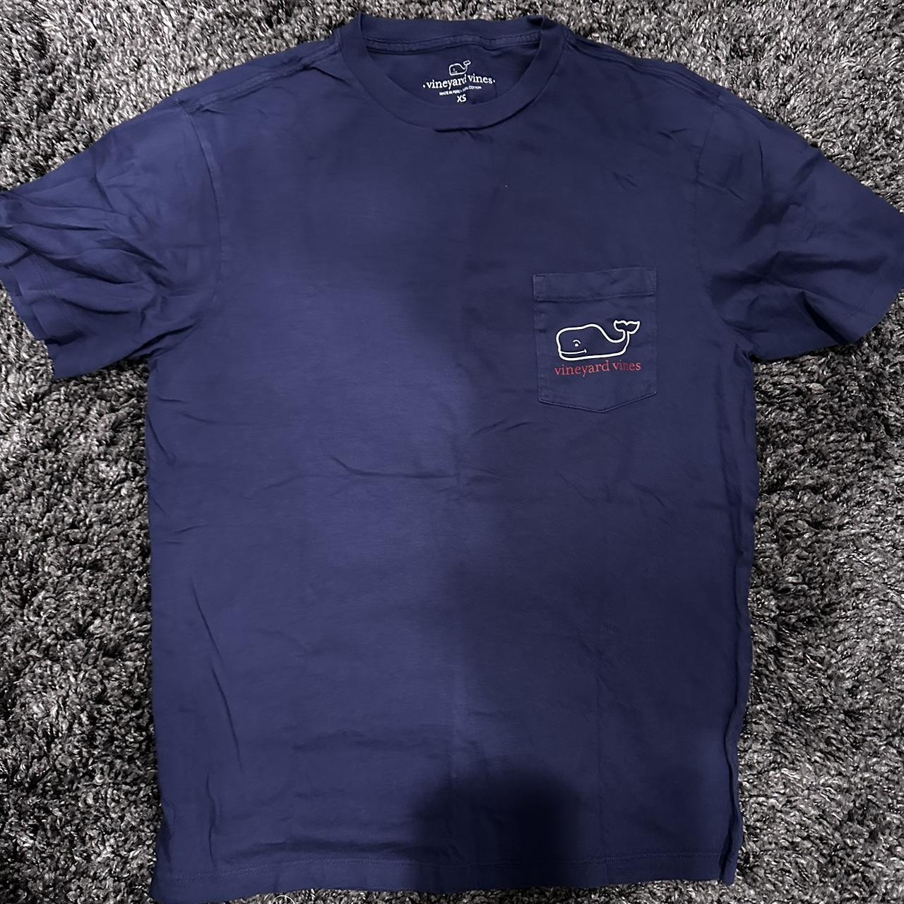 navy vineyard vines shirt