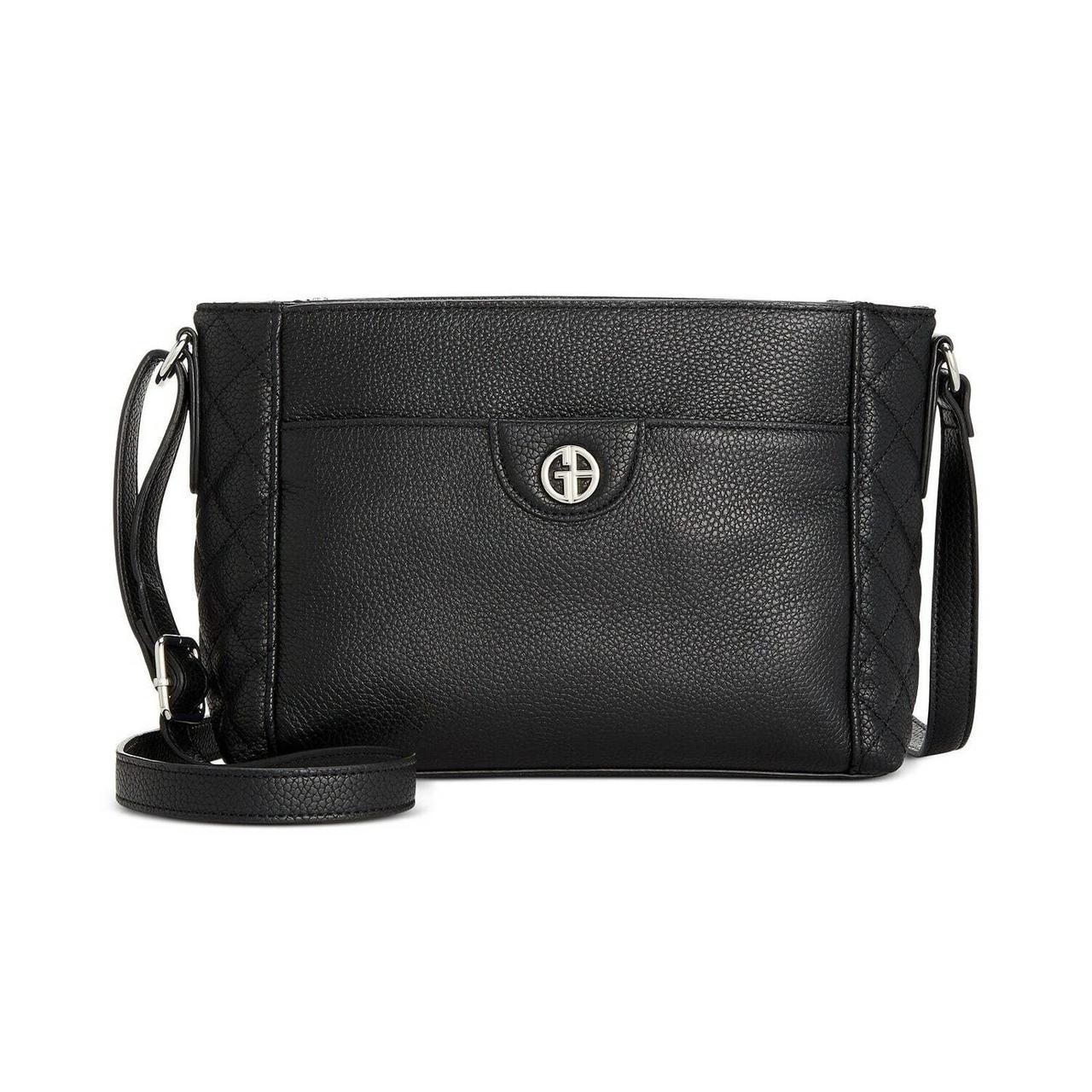 Giani Bernini Small Crossbody Black Leather Purse