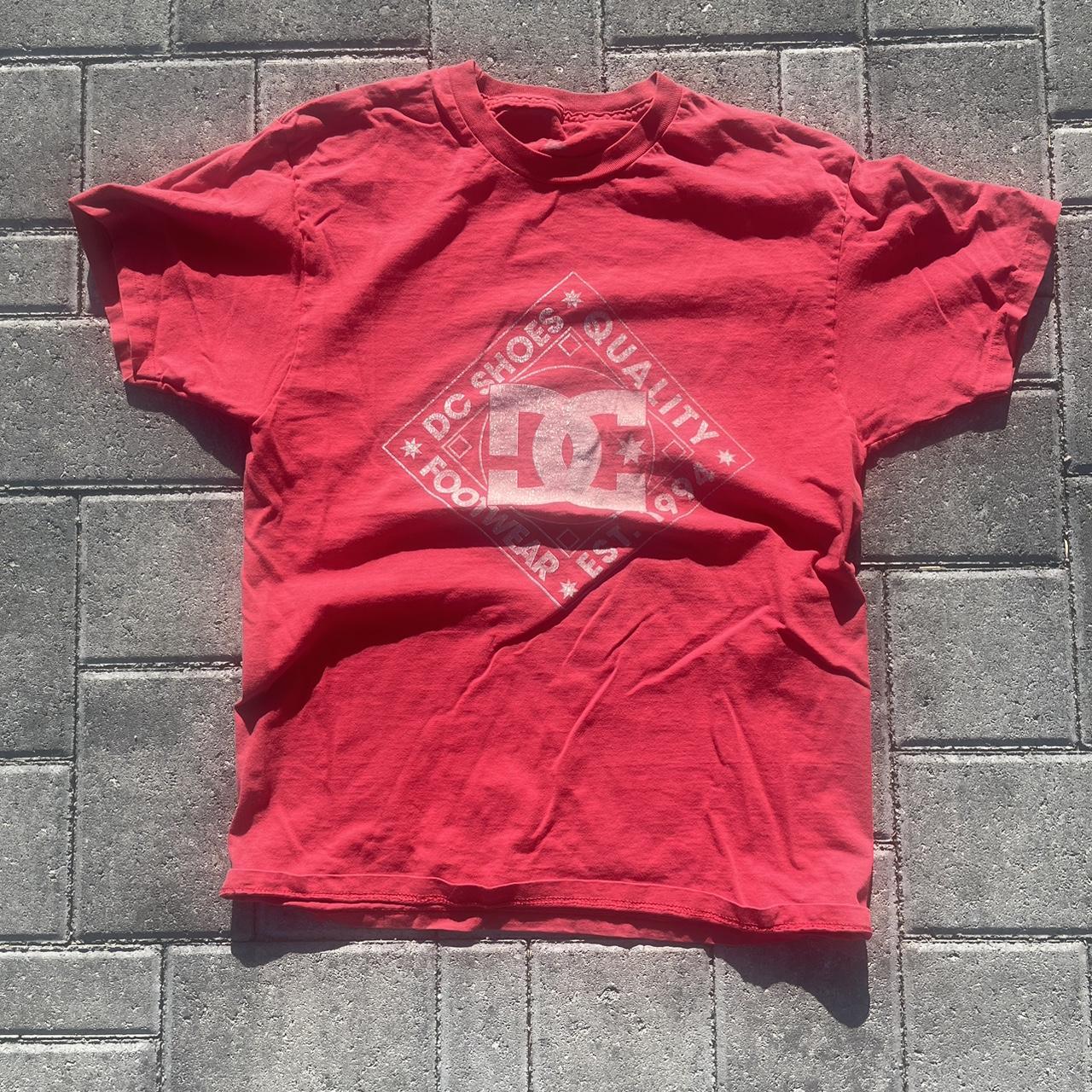 Dc shoes tee W/L: #y2k #vintage #boxy #faded #90s... - Depop