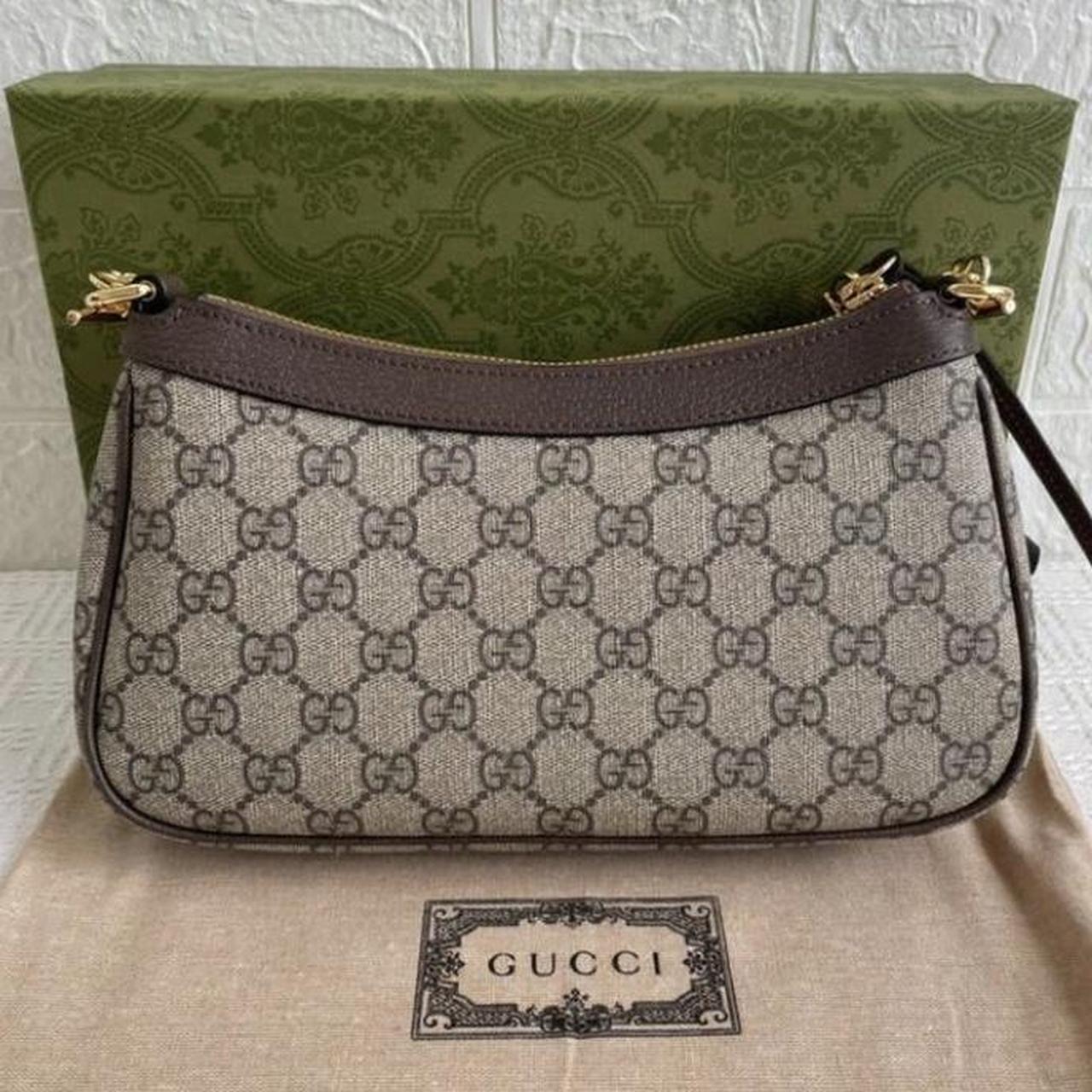 GUCCI OPHIDIA GG SMALL HANDBAG W STRAWBERRY... - Depop