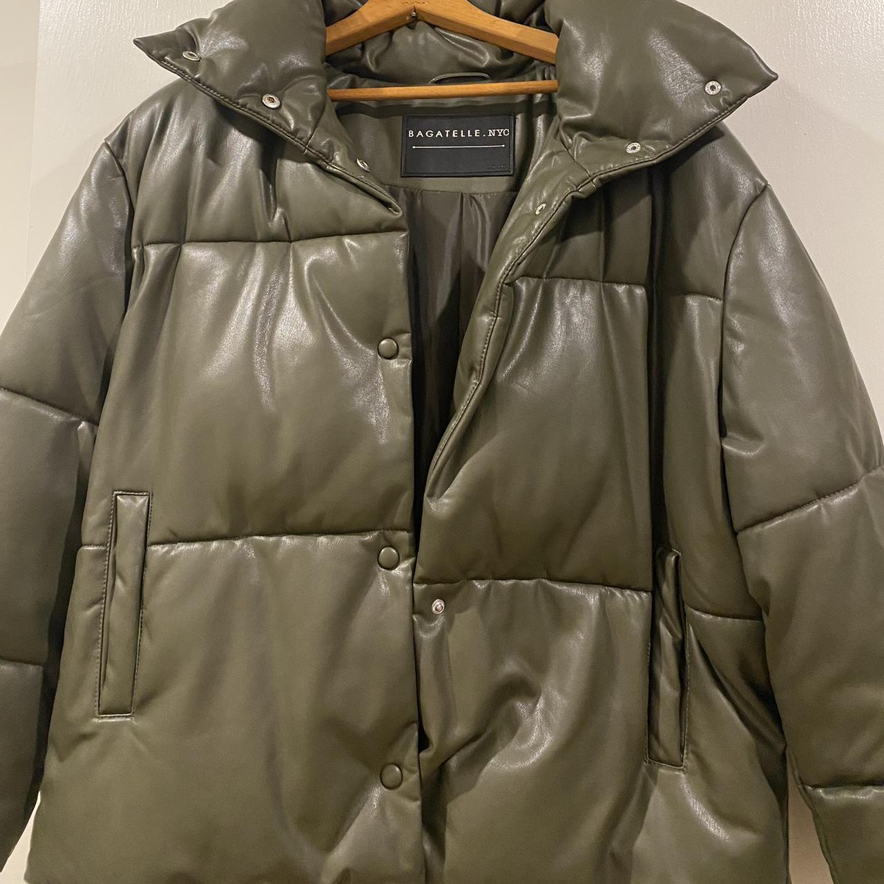 Bagatelle hooded sale leather jacket