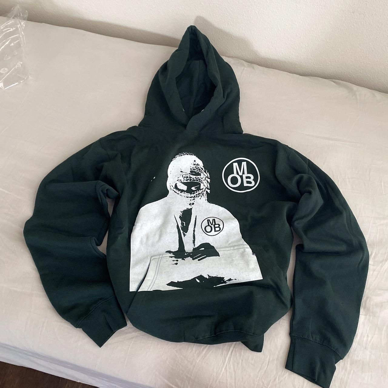 mob hoodie I have one in L and one in XL, not sicko - Depop