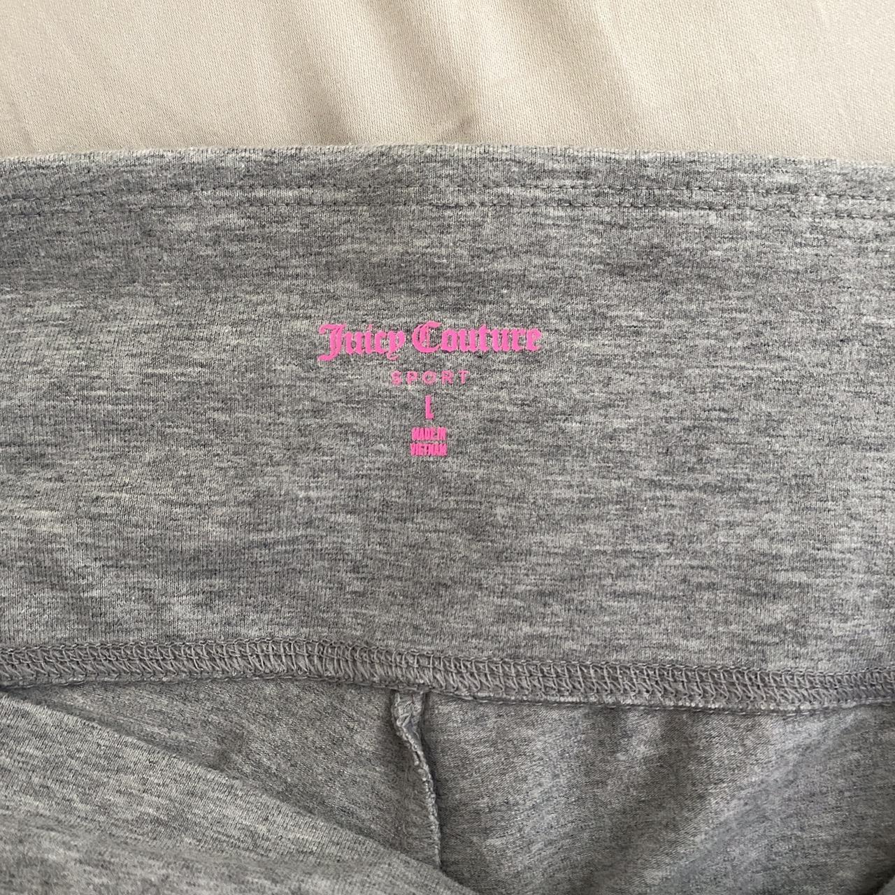 Juicy Couture grey fold over leggings, size L #y2k - Depop