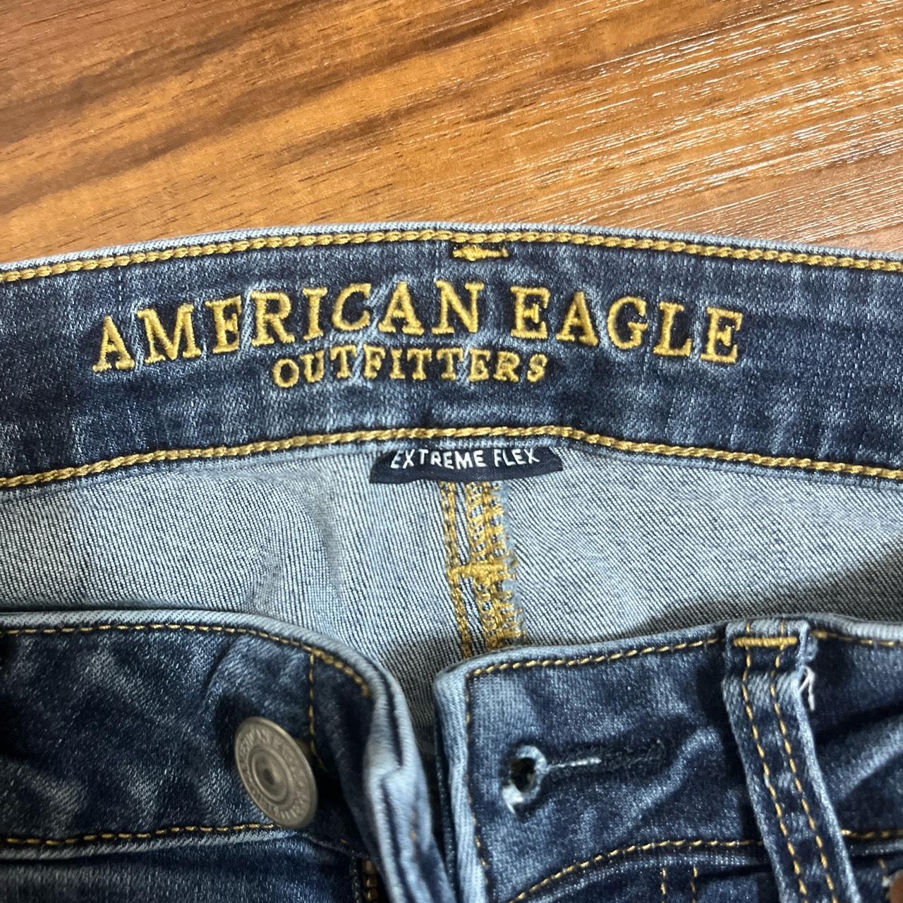 Slim straight American Eagle Jeans 31x32 notable... - Depop