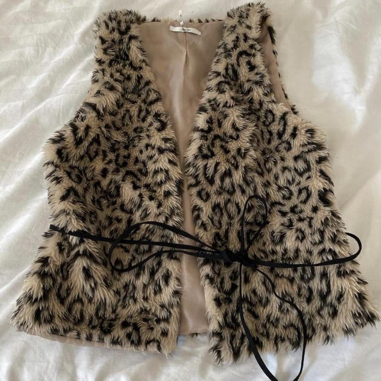 Cheetah hotsell fur vest