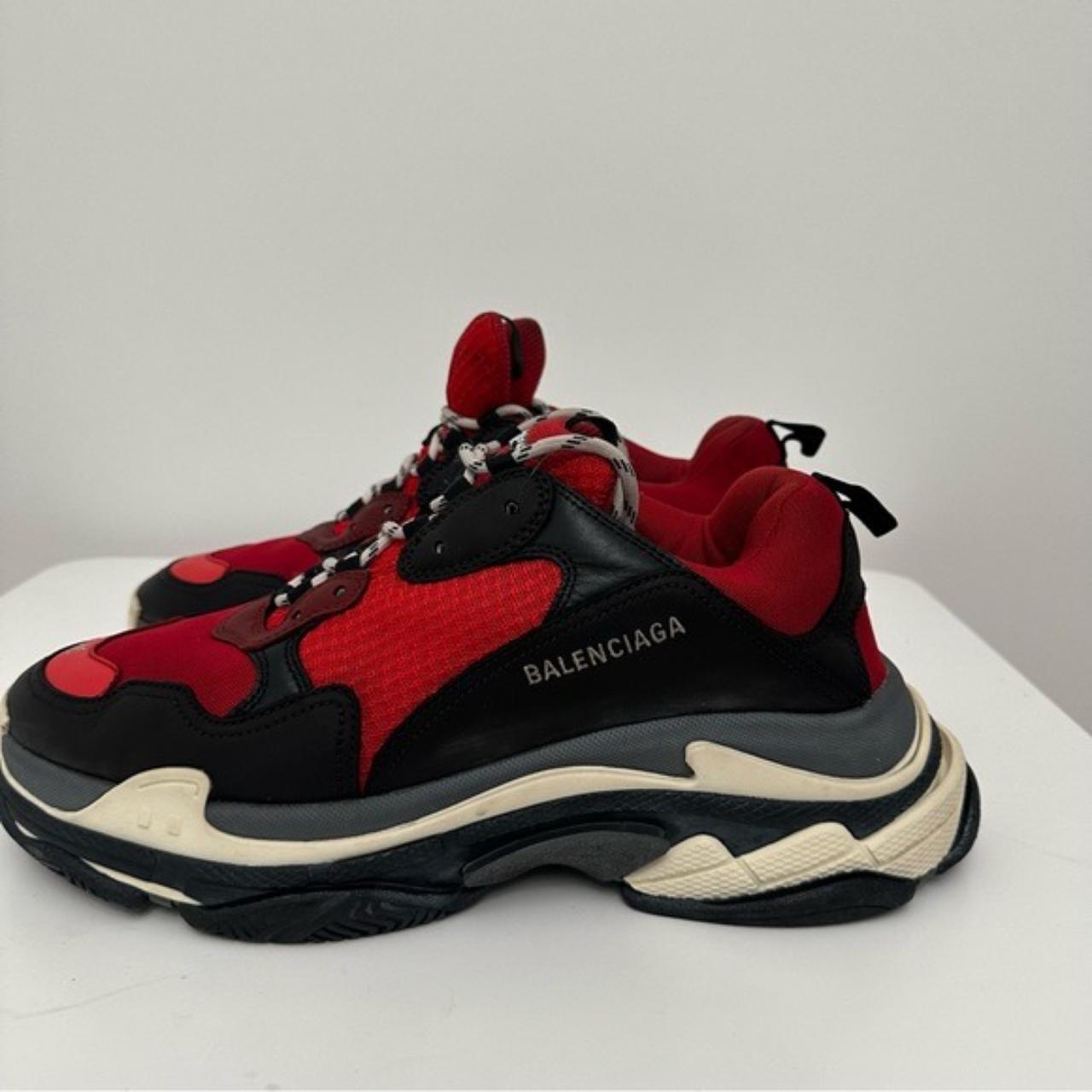 Balenciaga - Adidas Men's Triple S Sneaker - (Red/Black) – DSMNY E-SHOP