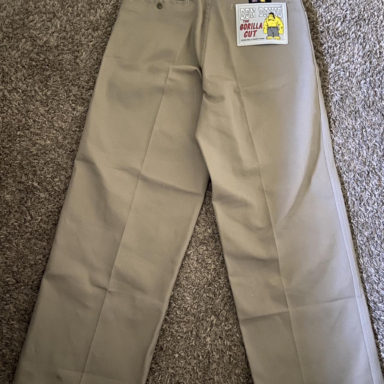 Ben Davis Gorilla Cut Khaki Pants, Never Worn - Depop