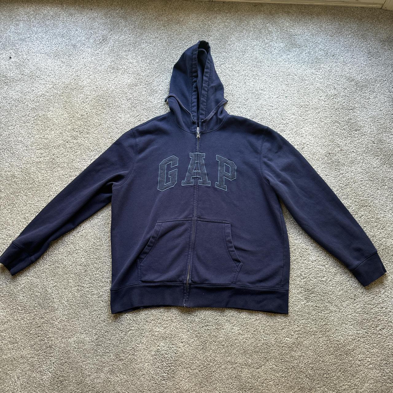 トップス old gap navy hoodie 00s 90s y2k Yankees Y2K Hoodie, 90s Vintage New York Oversized Hoodie