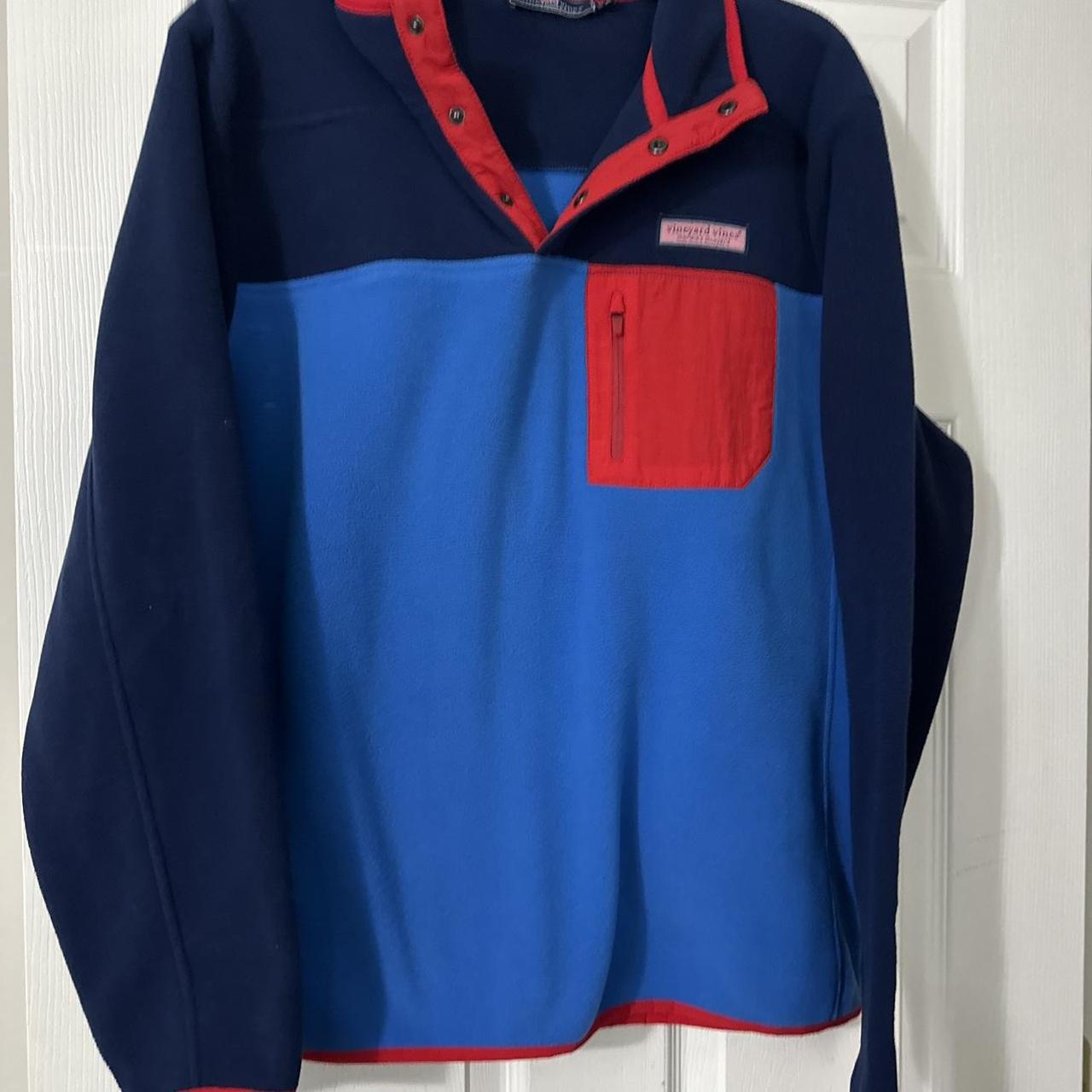 Super clean modern vineyard vines Broncos pull over - Depop