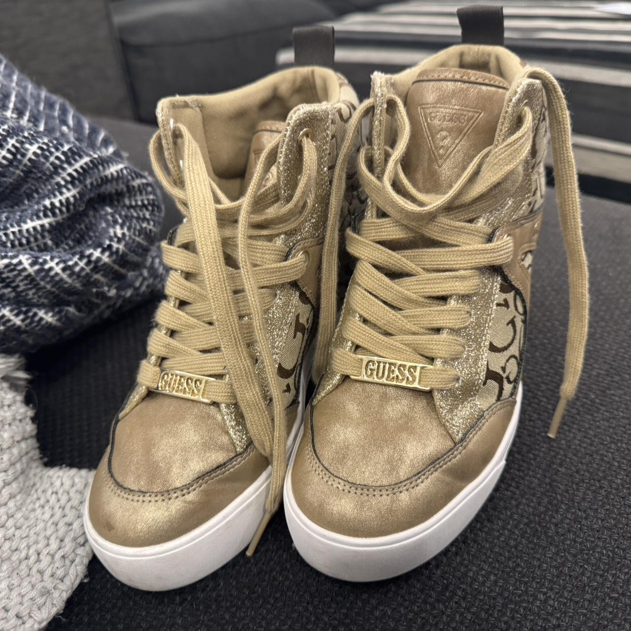 Guess heeled trainers hotsell