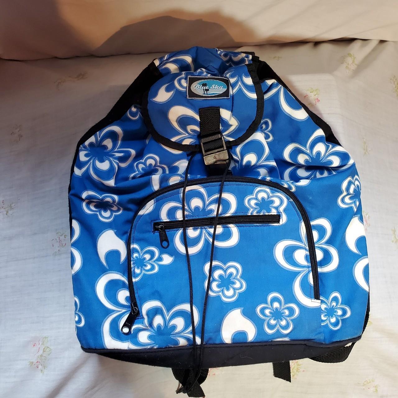 Hawaiian flower outlet backpack