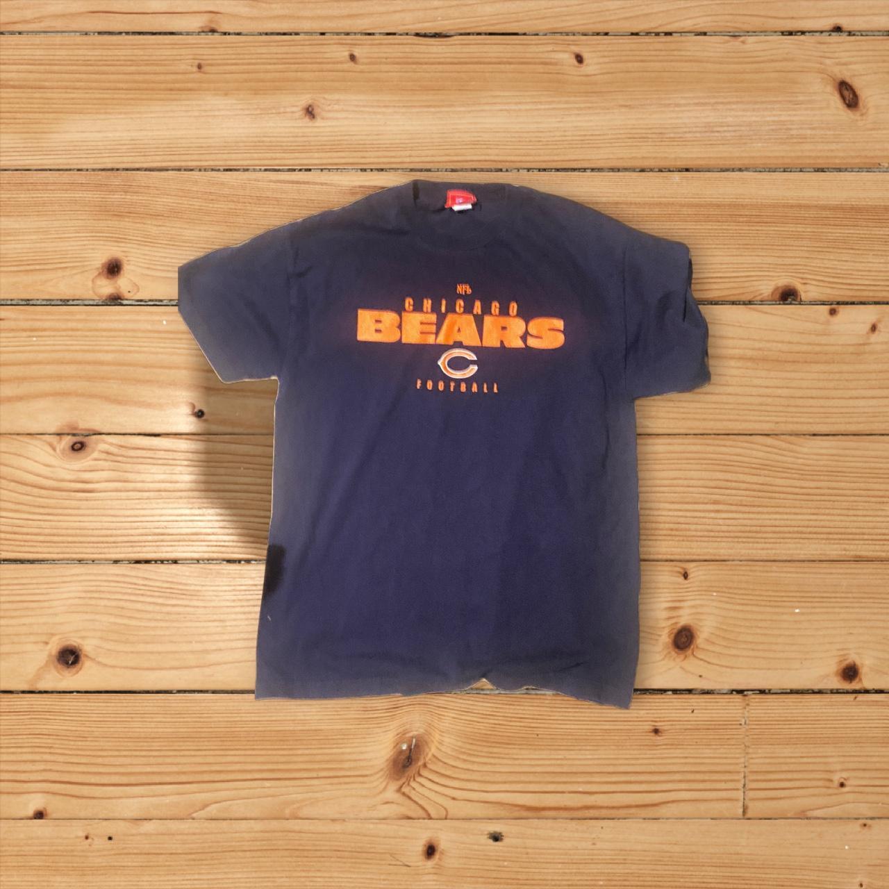 Nike Chicago Bears Logo Tee Shirt Men's Blue Size - Depop