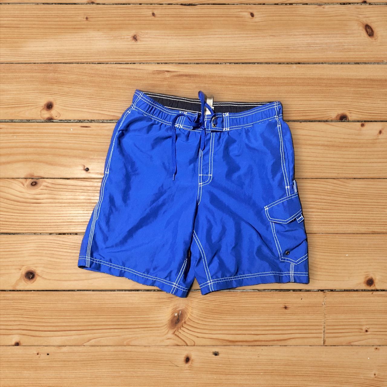 Men s champion swim trunks sizeS P color blue Depop