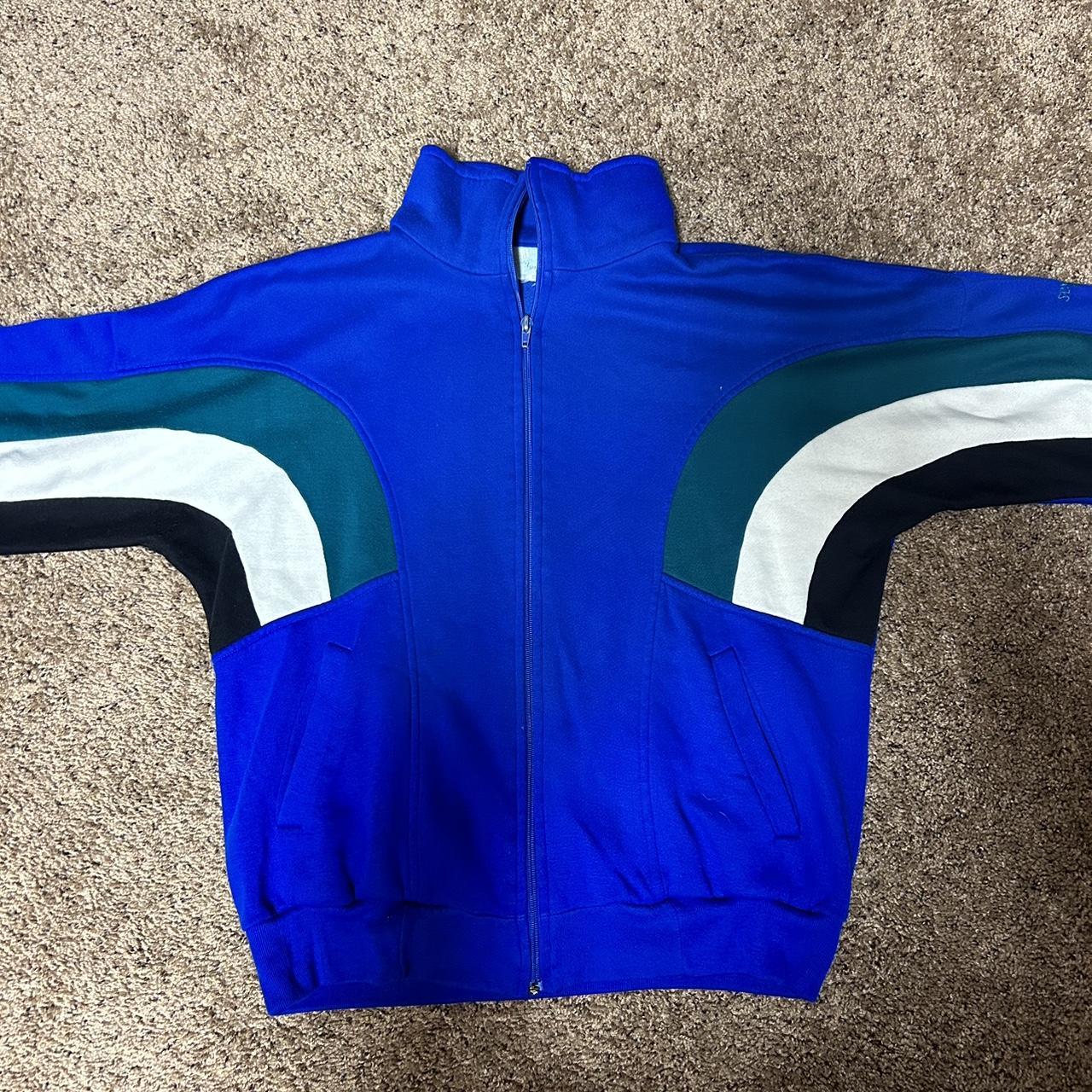 Vintage 80s Spalding zip up size medium Amazing... - Depop