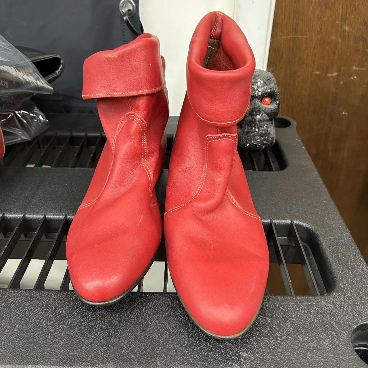 Giorgio brutini red boots best sale