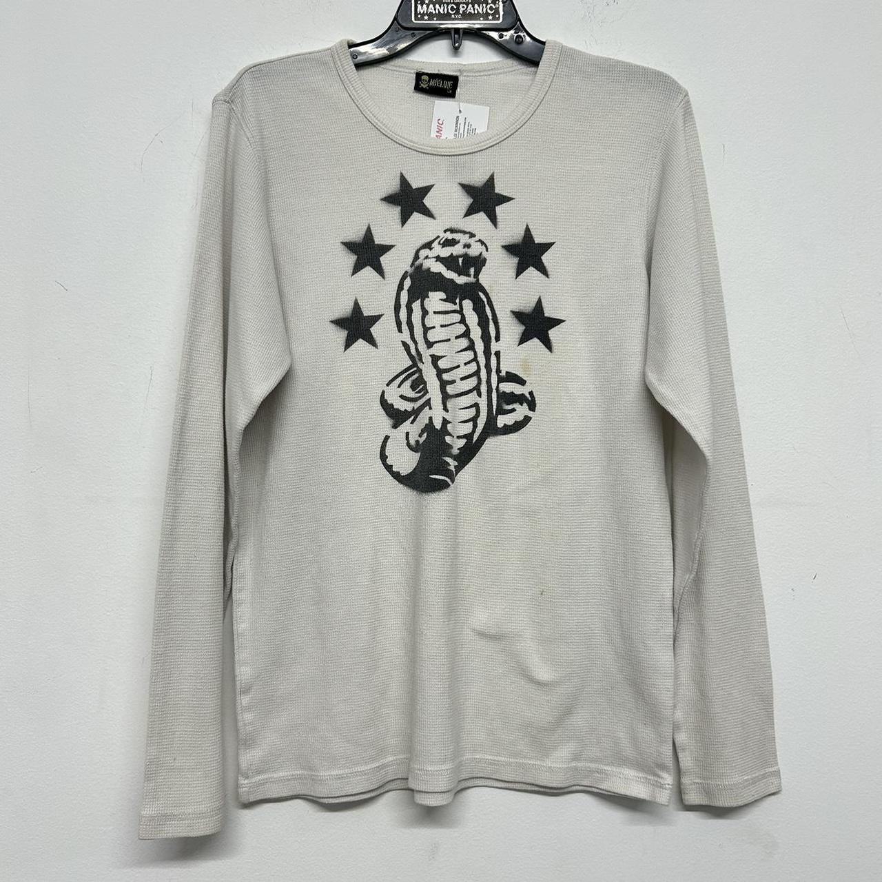 Adeline Street waffle-knit long sleeve 🐍 Super Depop