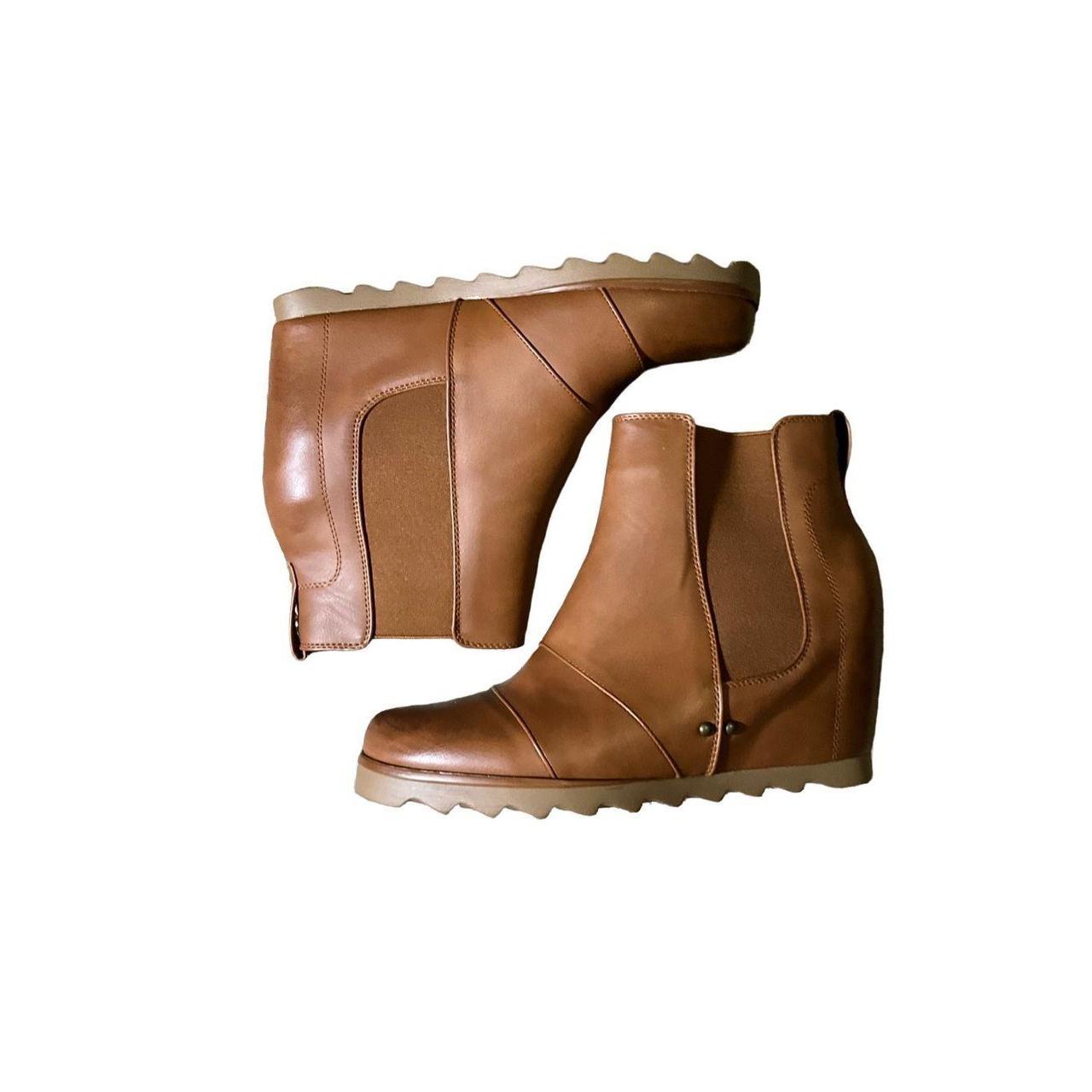 Sorel lea sale wedge elk curry