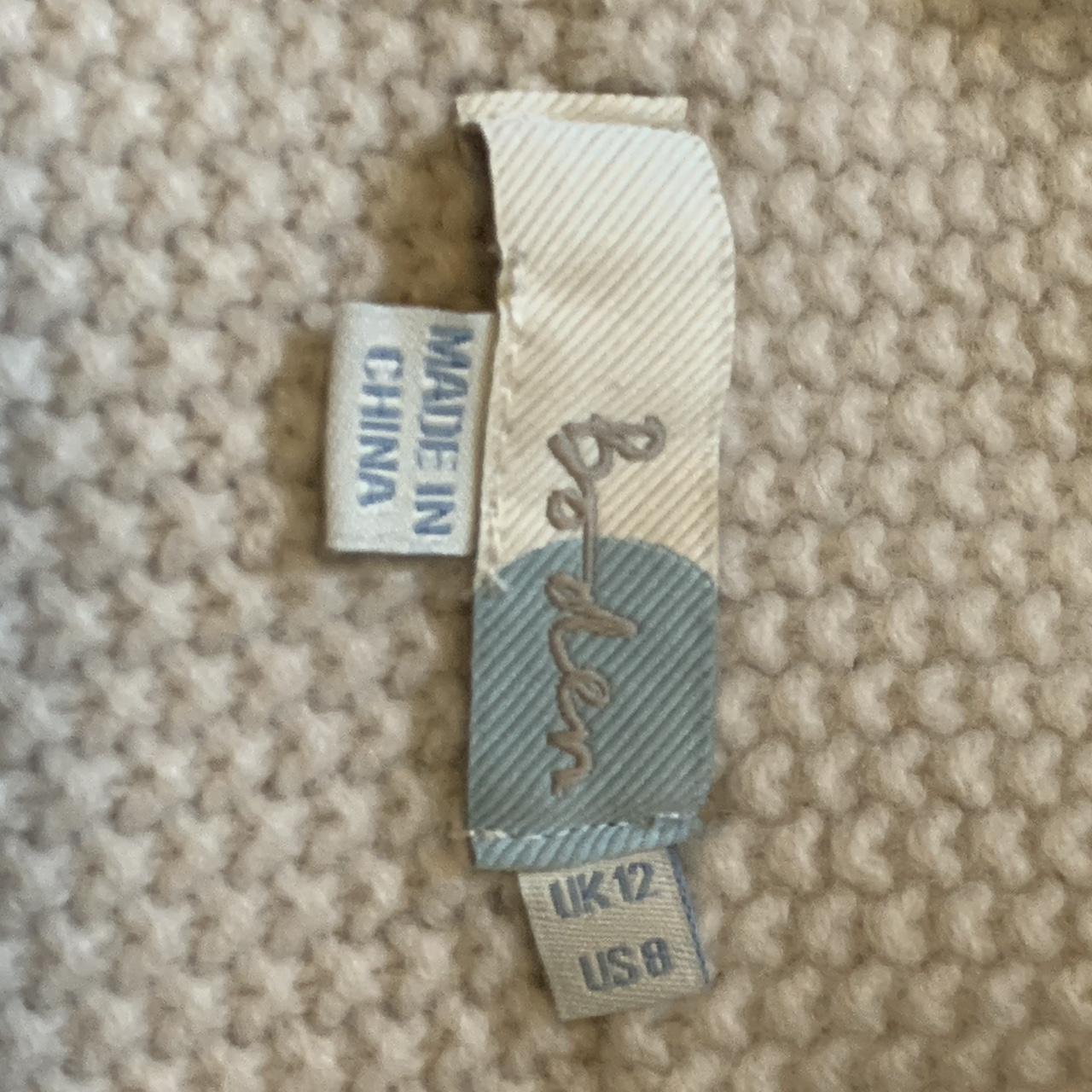 100 wool Boden thigh length moss stitched jacket... Depop