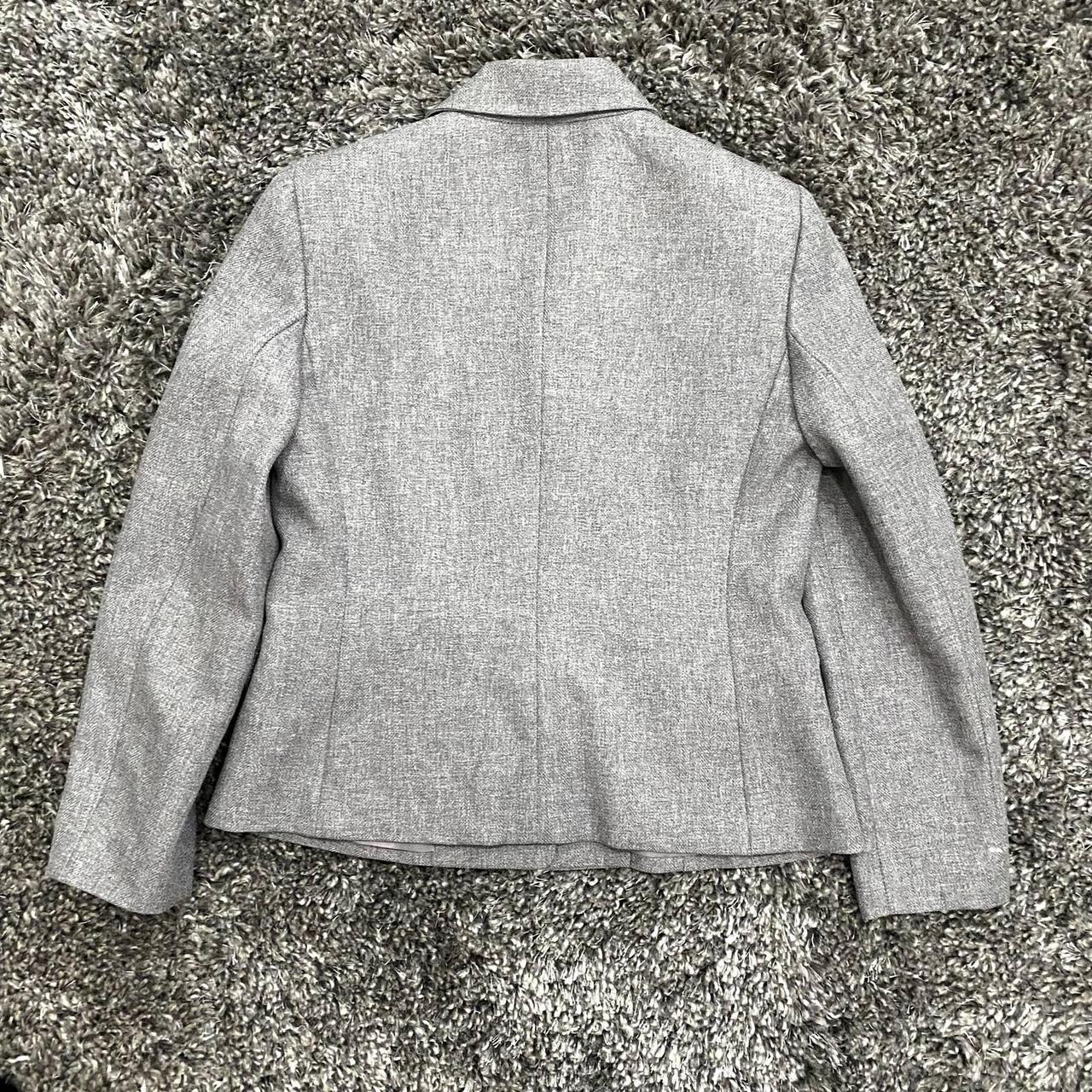 Le Suit Essentials Two Piece Pant Suit in Grey Marl,... Depop