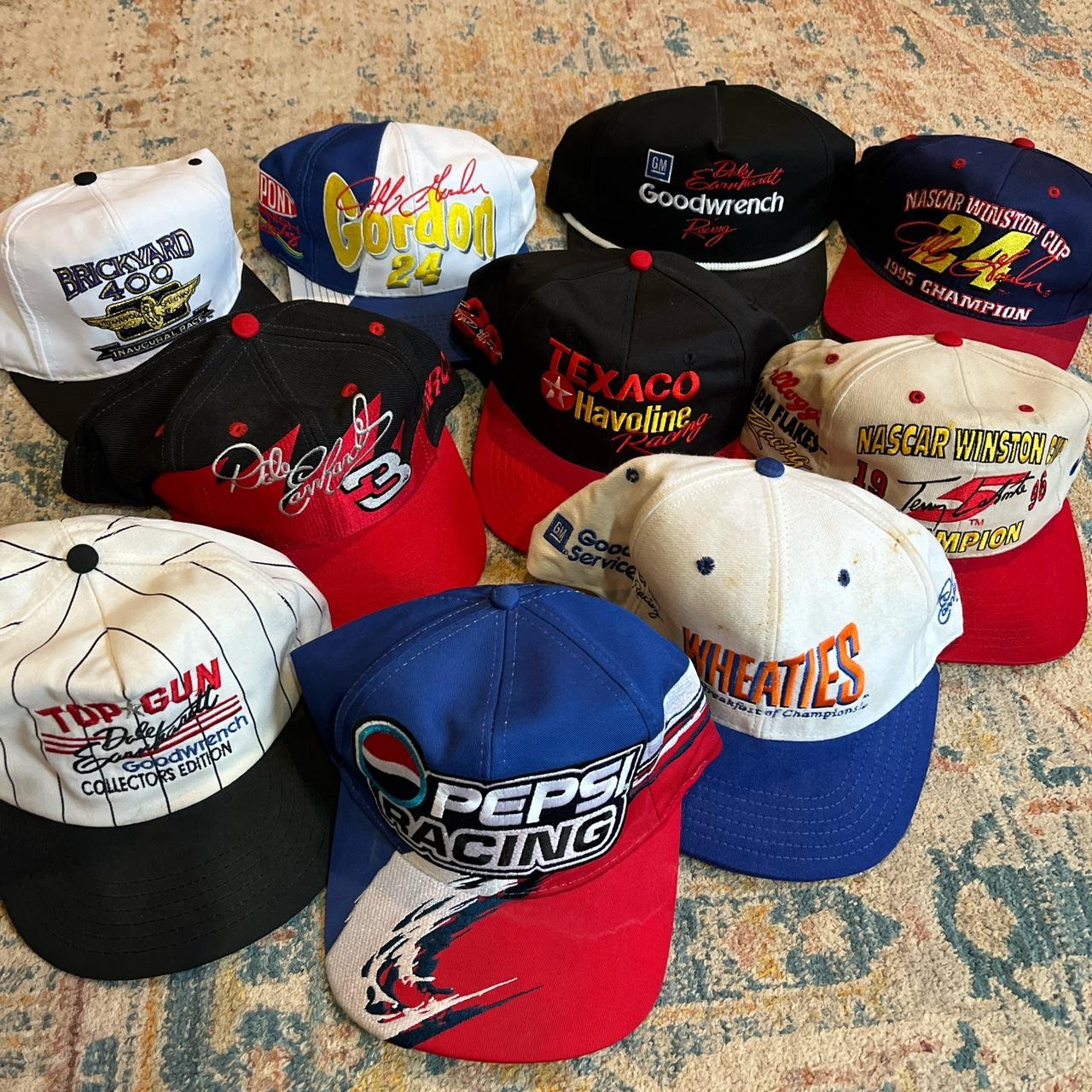 Orders NASCAR racing hats bundle