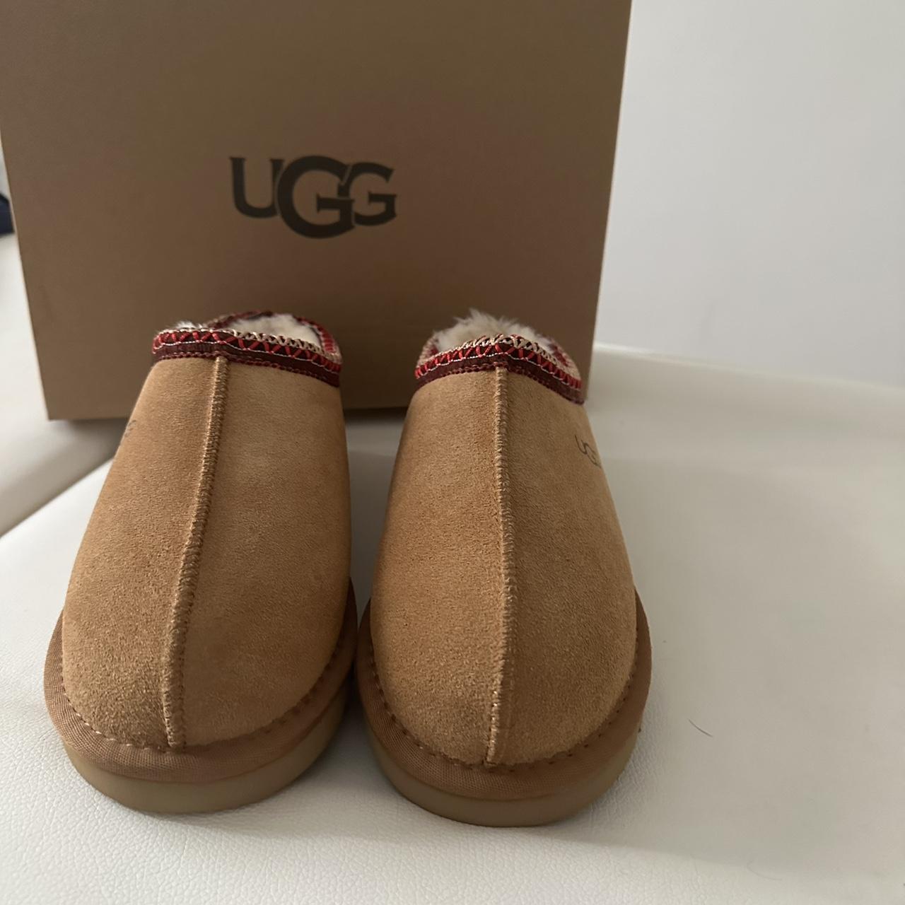 Ugg tazz slipper shoes Chestnut size 6 Brand New... - Depop