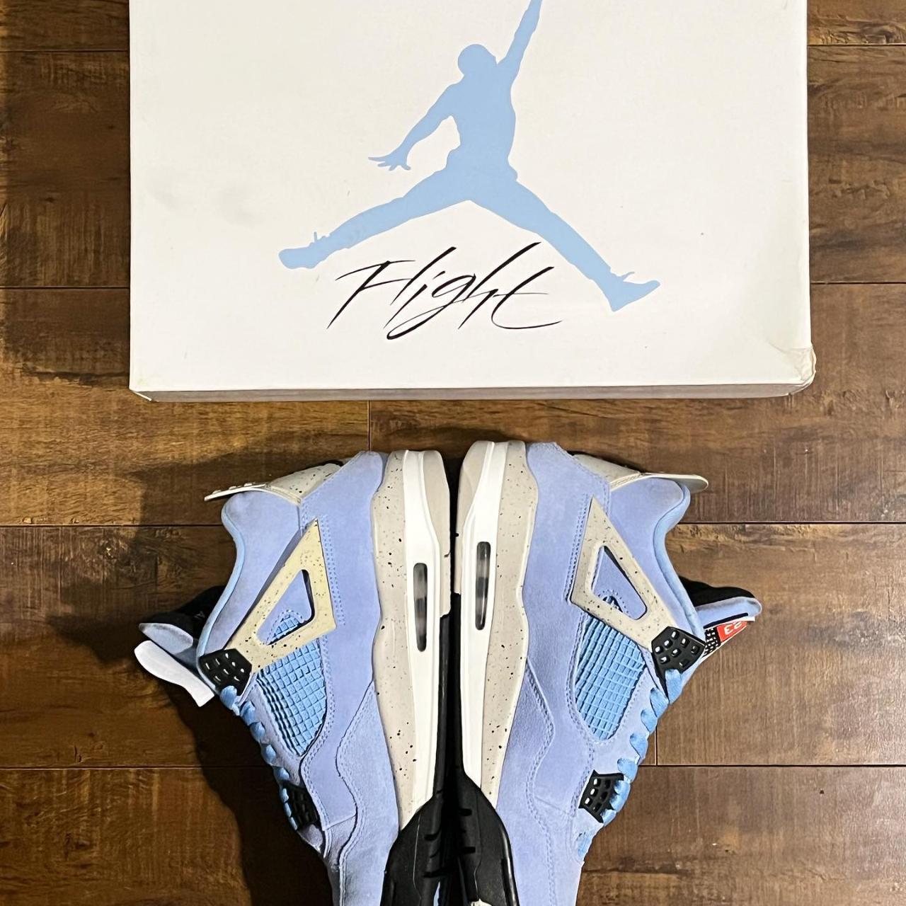 blue suede jordan 4s