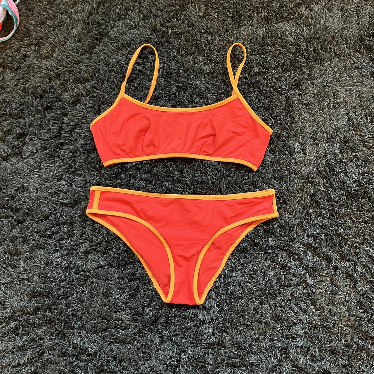 Tomas Maier x Uniqlo orange two-tone Depop