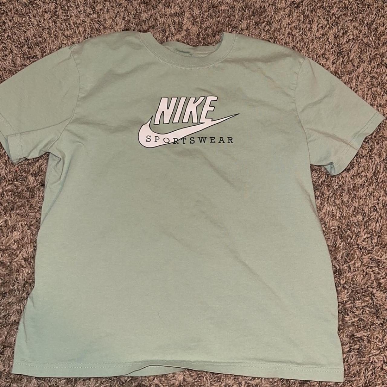 Small sage green Nike shirt brand new - Depop