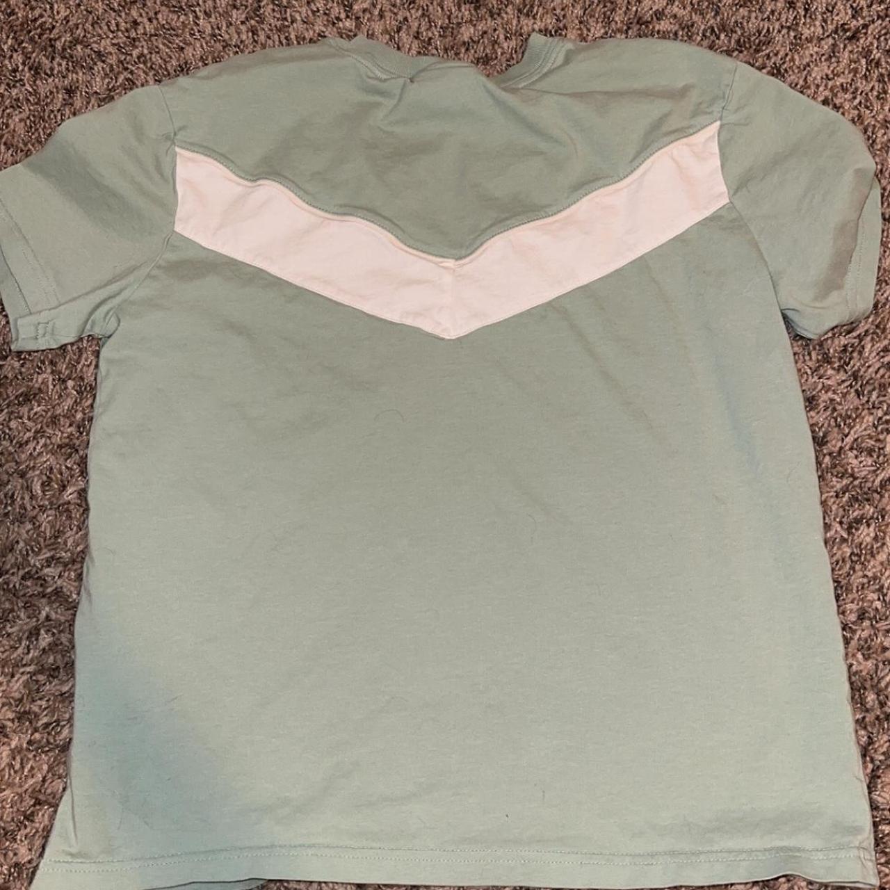 sage green nike shirt