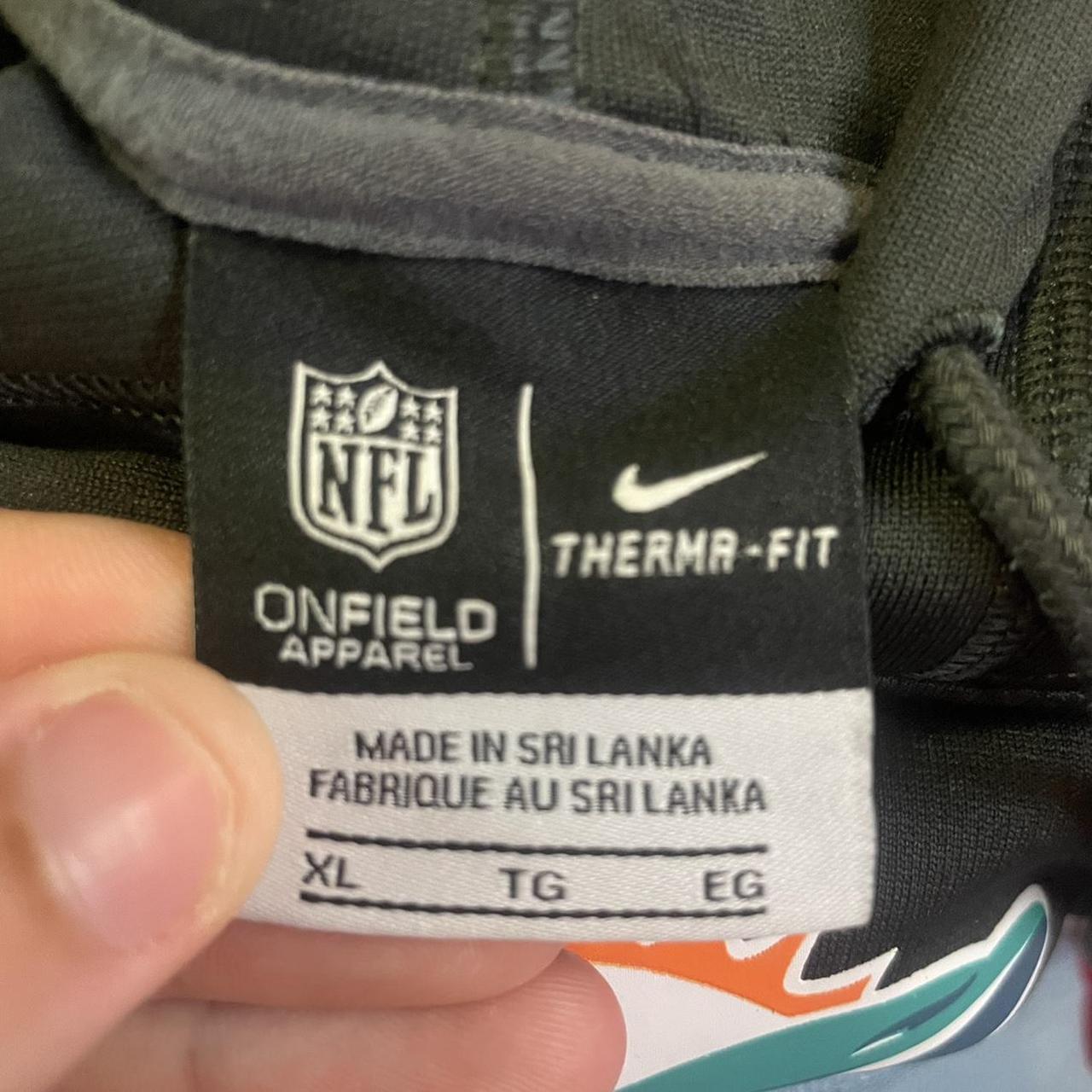 Miami Dolphins Nike Hoodie Official NFL on Field - Depop