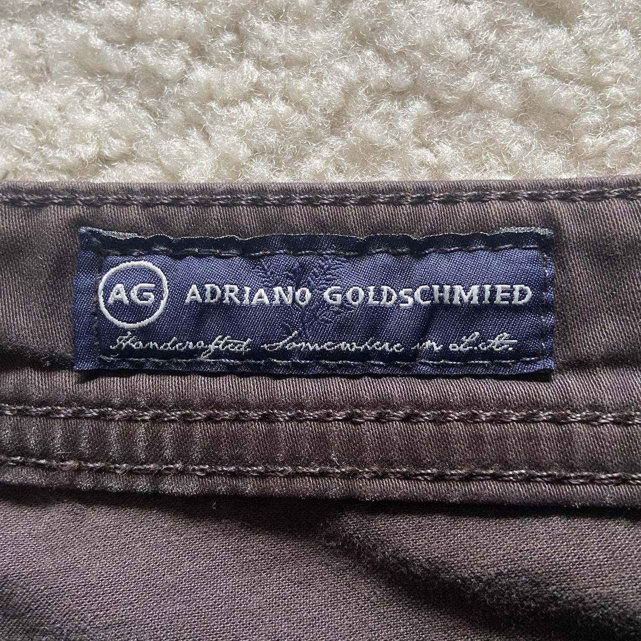 Vintage Brown Adriano Goldschmied Pants Size 38x34.... - Depop