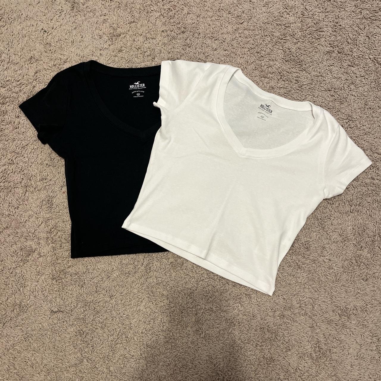 Bundle of 2 Hollister v neck shirts. Both are size - Depop