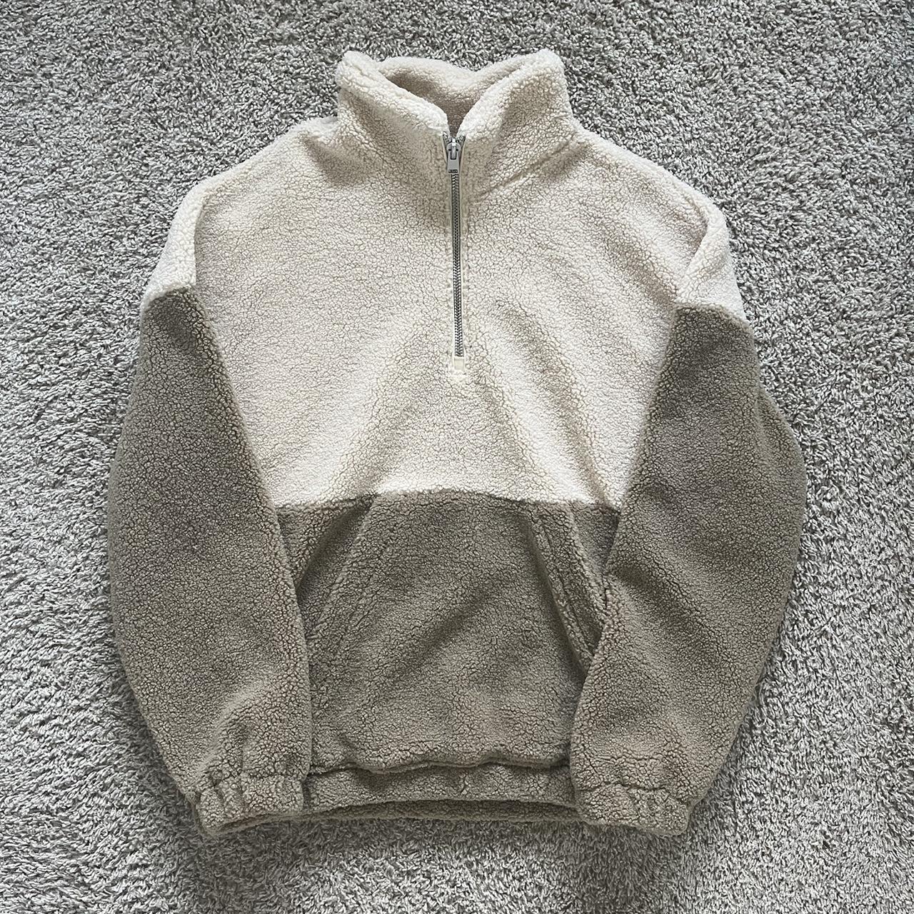 Medium Zara quarter zip fleece Like new, perfect... - Depop