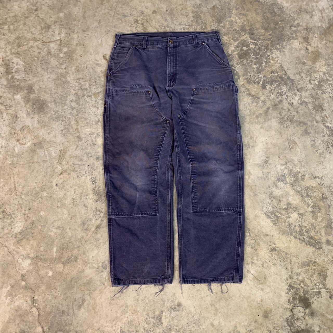 super rare vintage 2000s purple carhartt double... - Depop