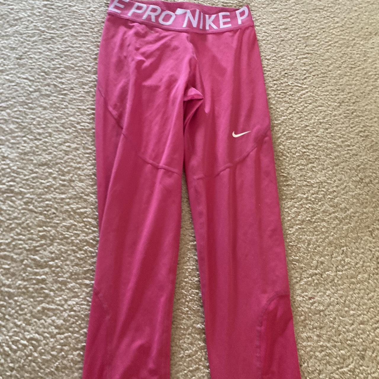 rare pink nike pros! - Depop