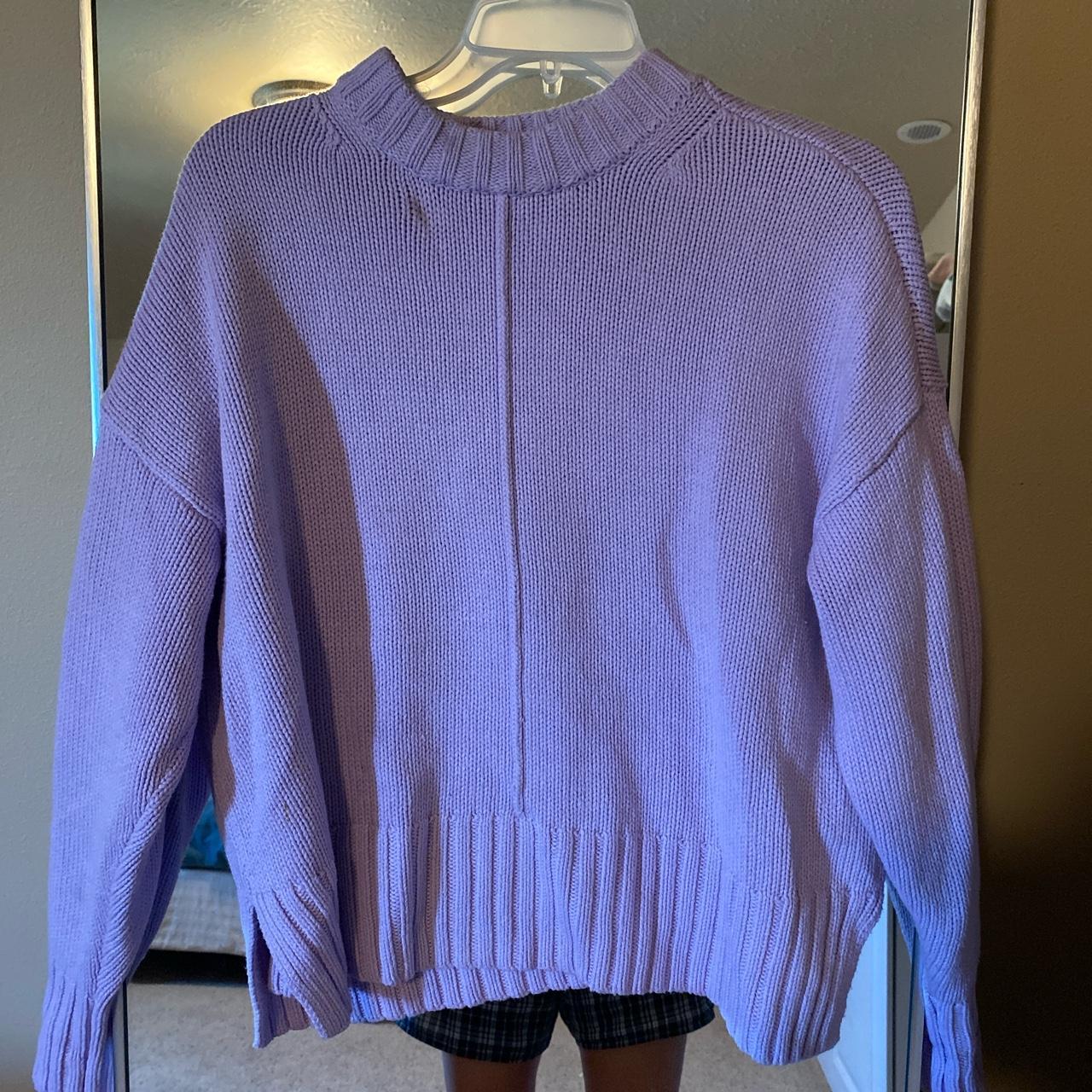 medium light purple sweater from a new day! - Depop