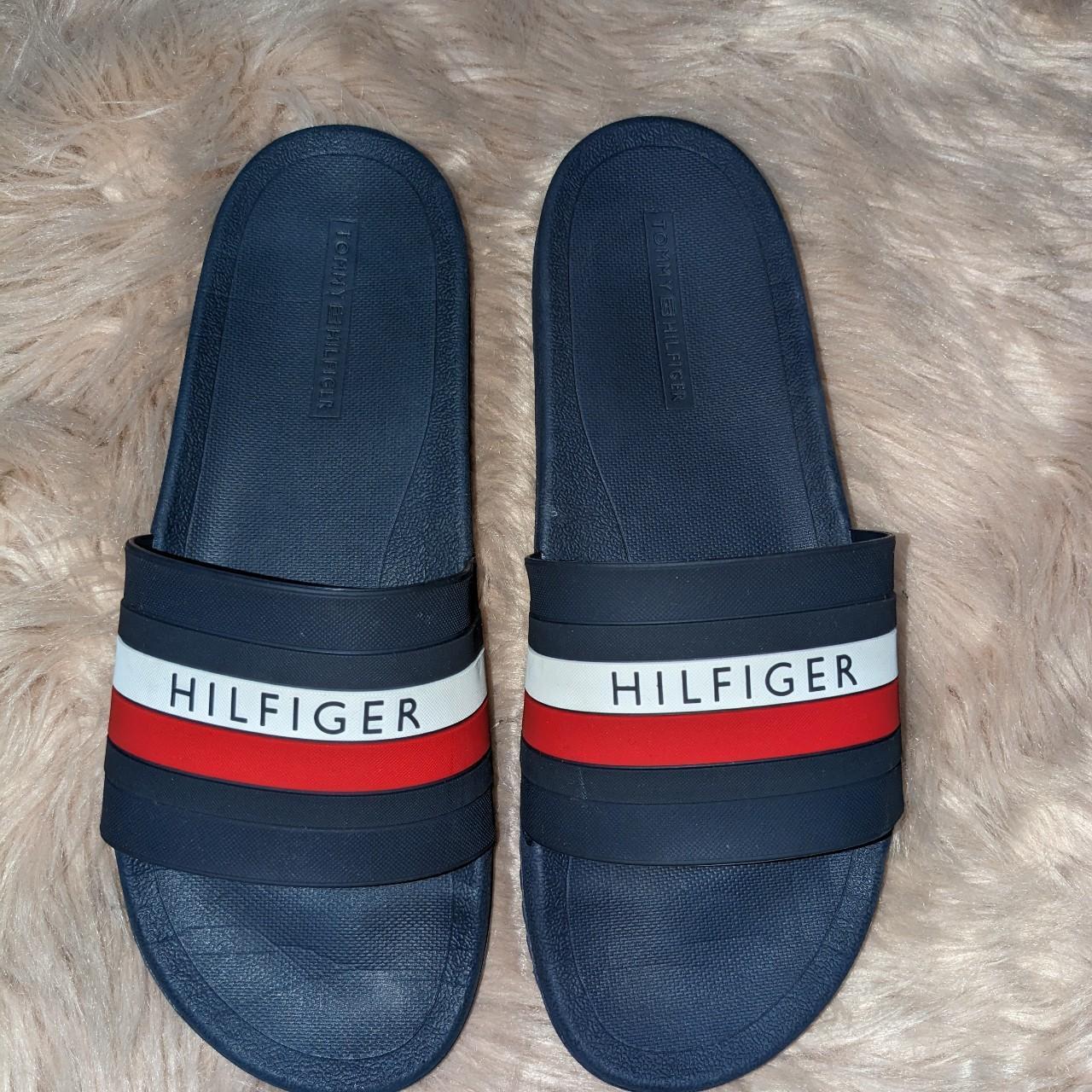 TOMMY HILFIGER SLIDES •Mens size 13 Depop